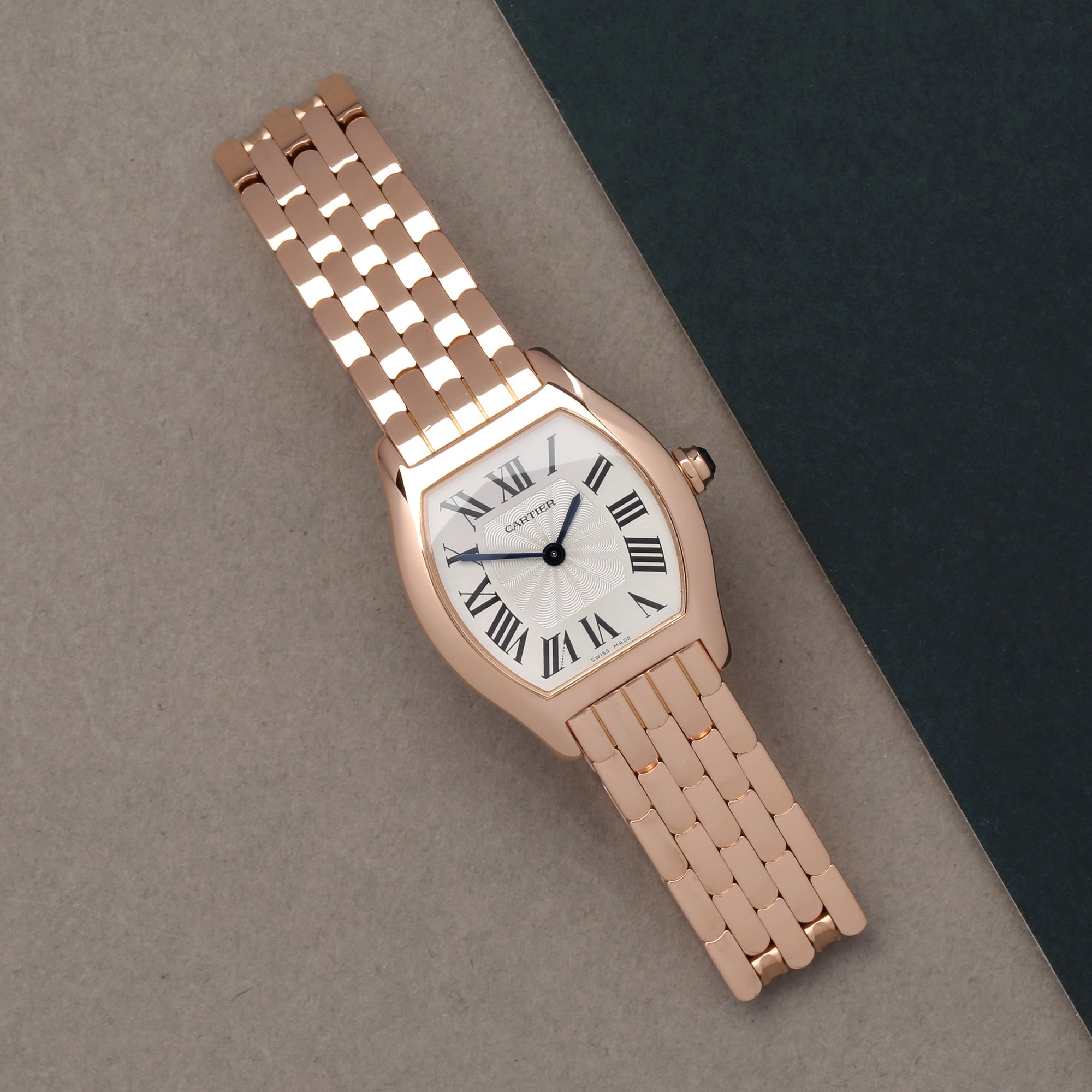 Cartier Tortue 18K Rose Gold W1556364 or 3698