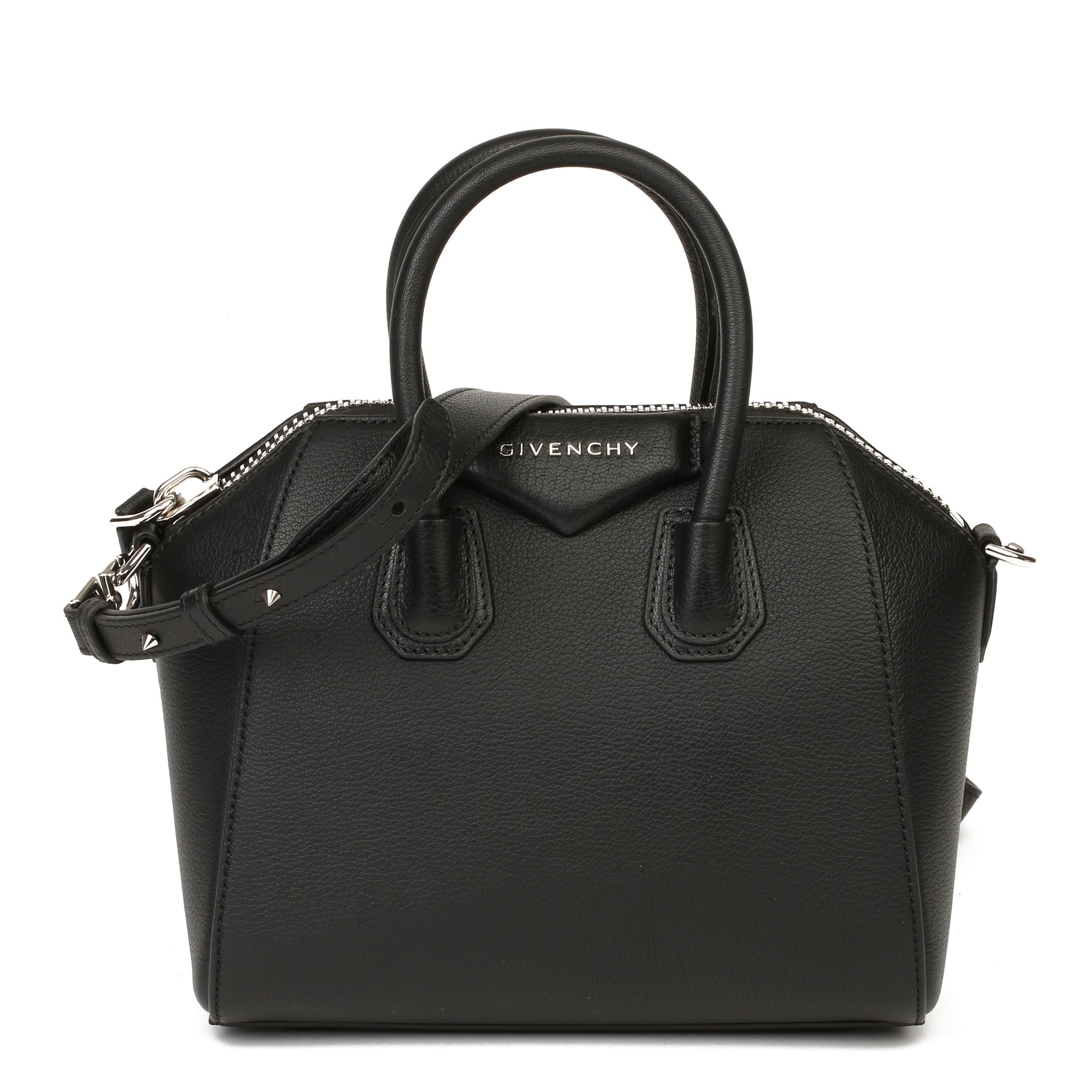 givenchy mini antigona black smooth