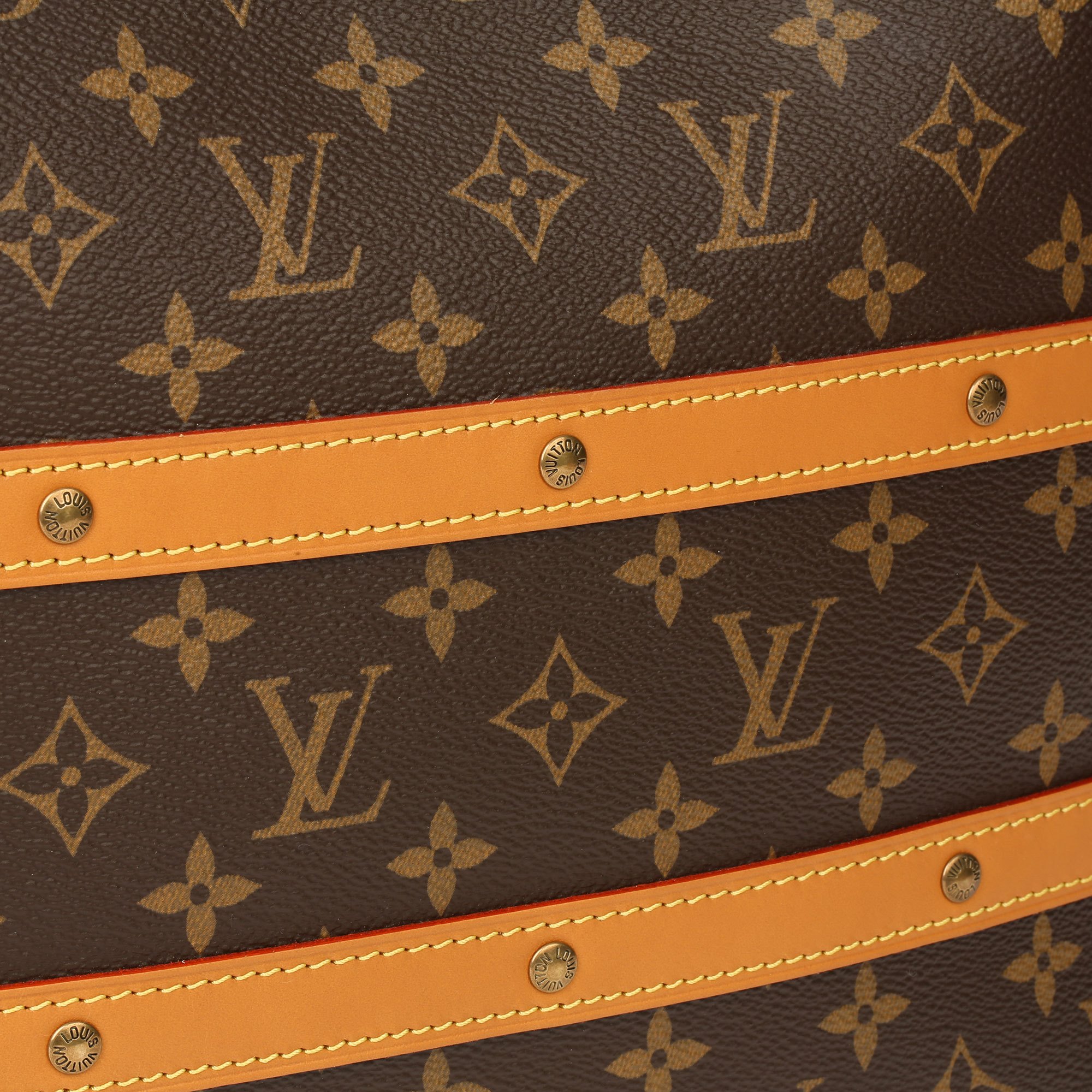 Louis Vuitton Brown Monogram Coated Canvas & Vachetta Leather Soft Trunk Messenger MM