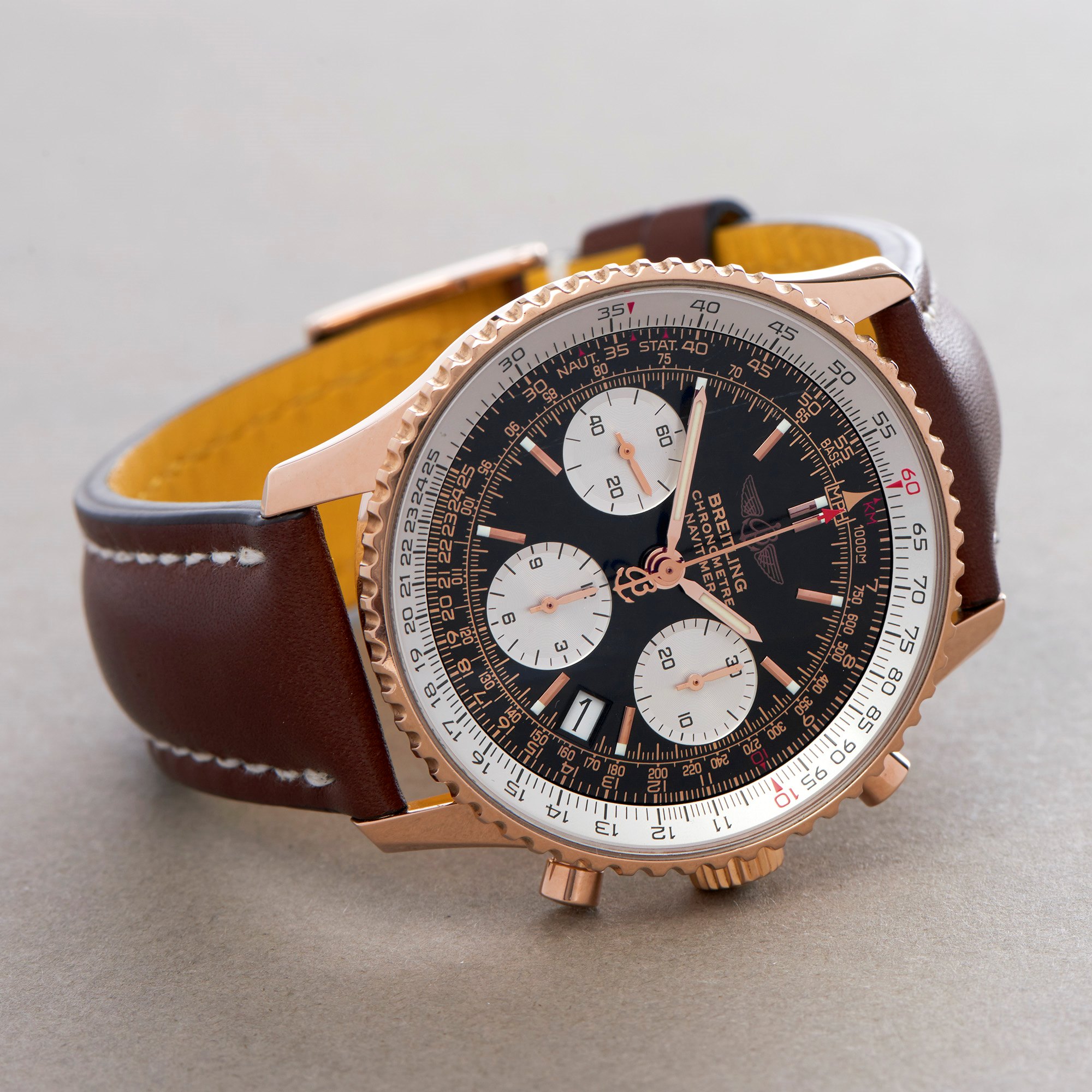 Breitling Navitimer Limited Edition of 500 Pieces 18K Rose Gold R23322