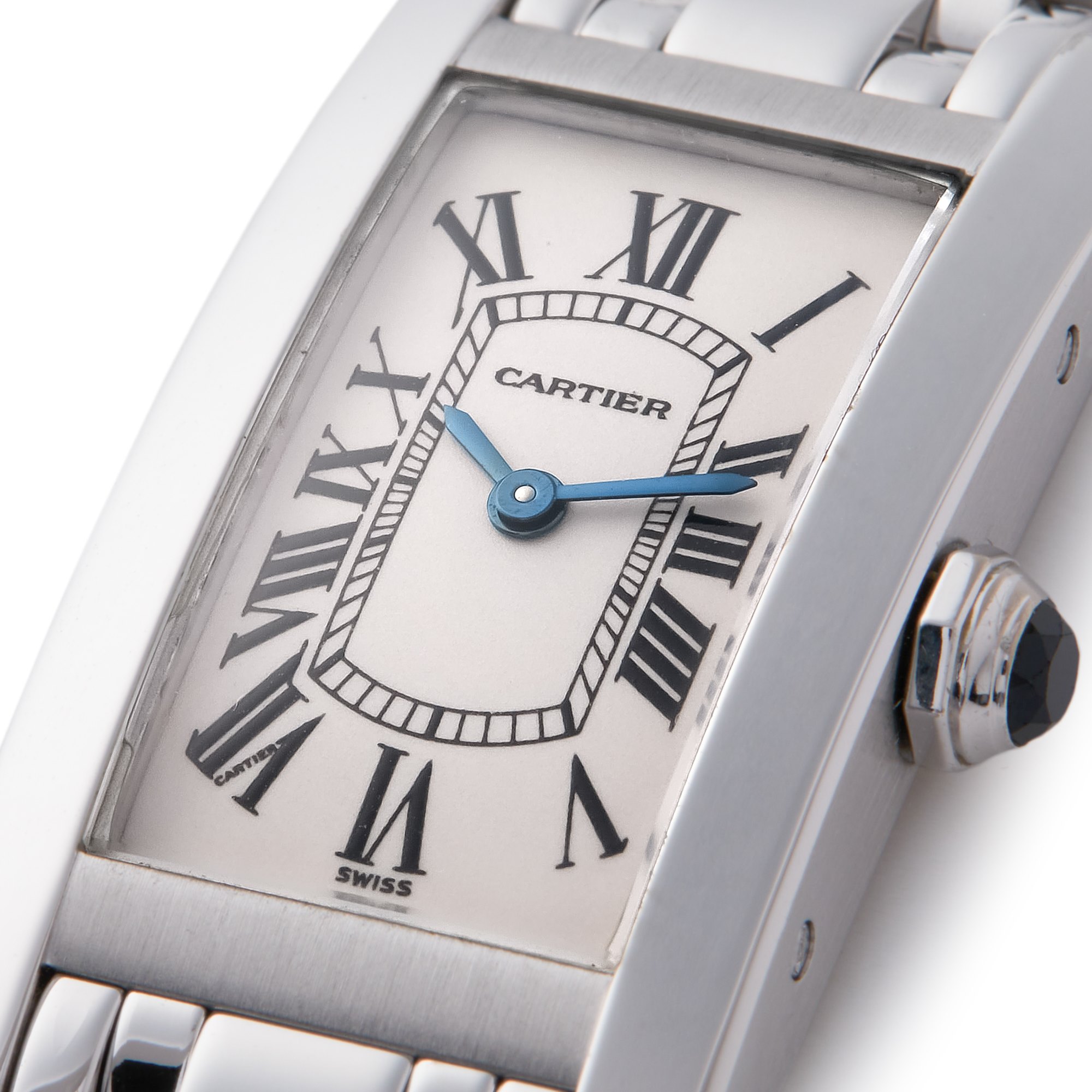 Cartier Tank Americaine 18K White Gold W26019L1 or 1713