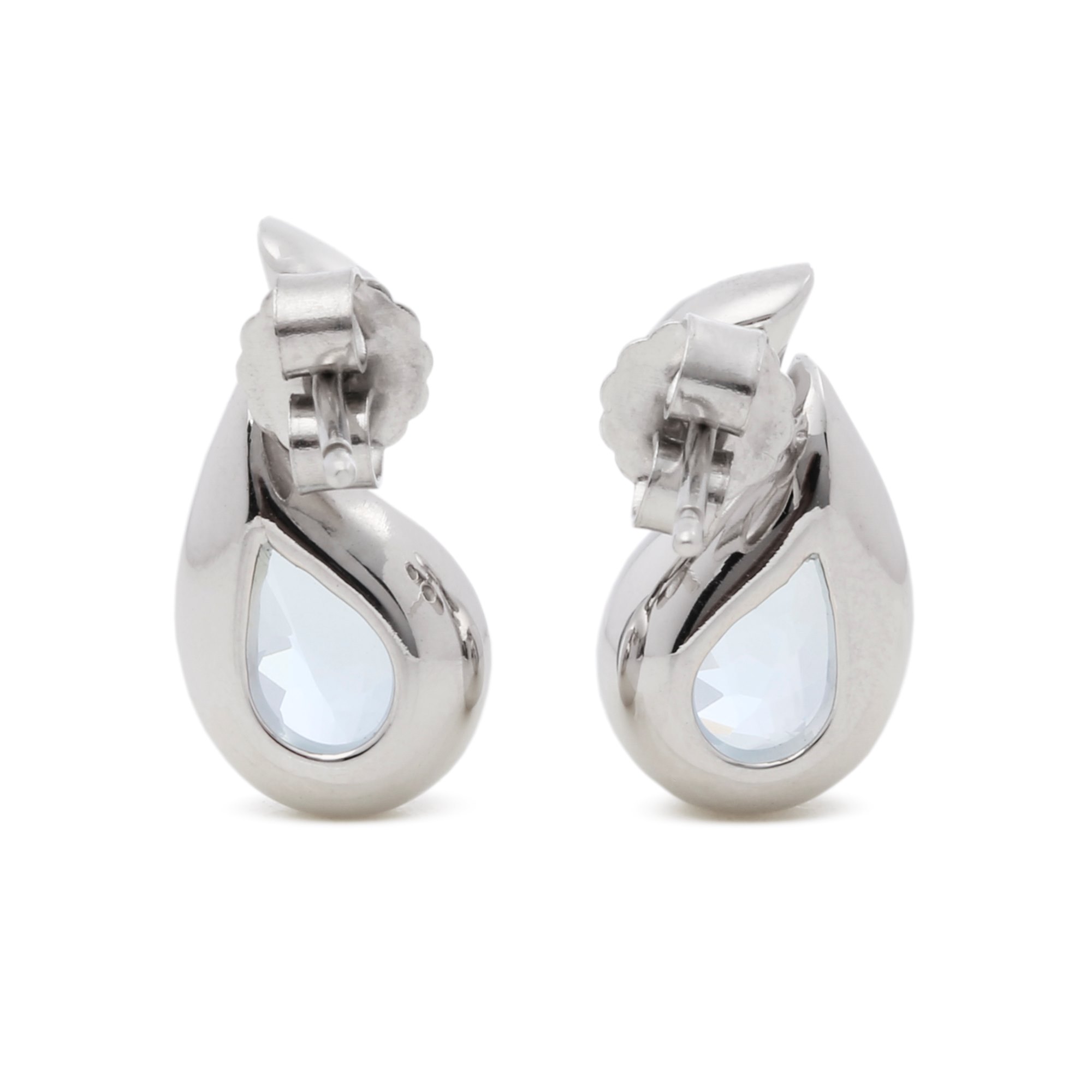 Boodles Aquamarine & Diamond Drop Earring