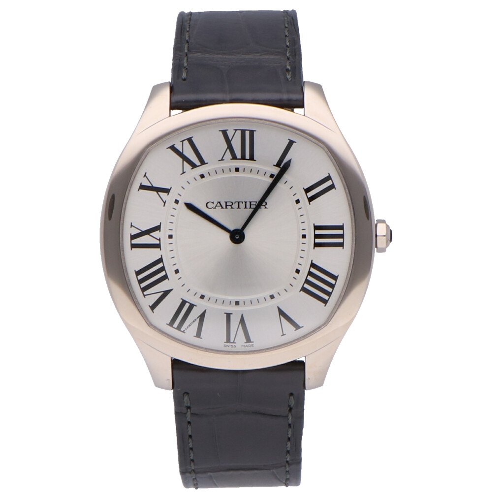 cartier drive extra flat white gold