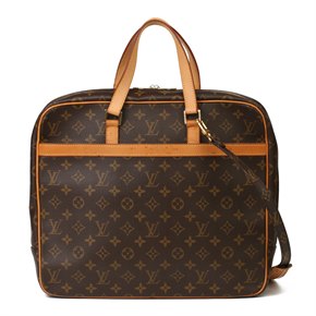 Louis Vuitton Brown Monogram Coated Canvas & Vachetta Leather Porte-Documents Pegase Briefcase
