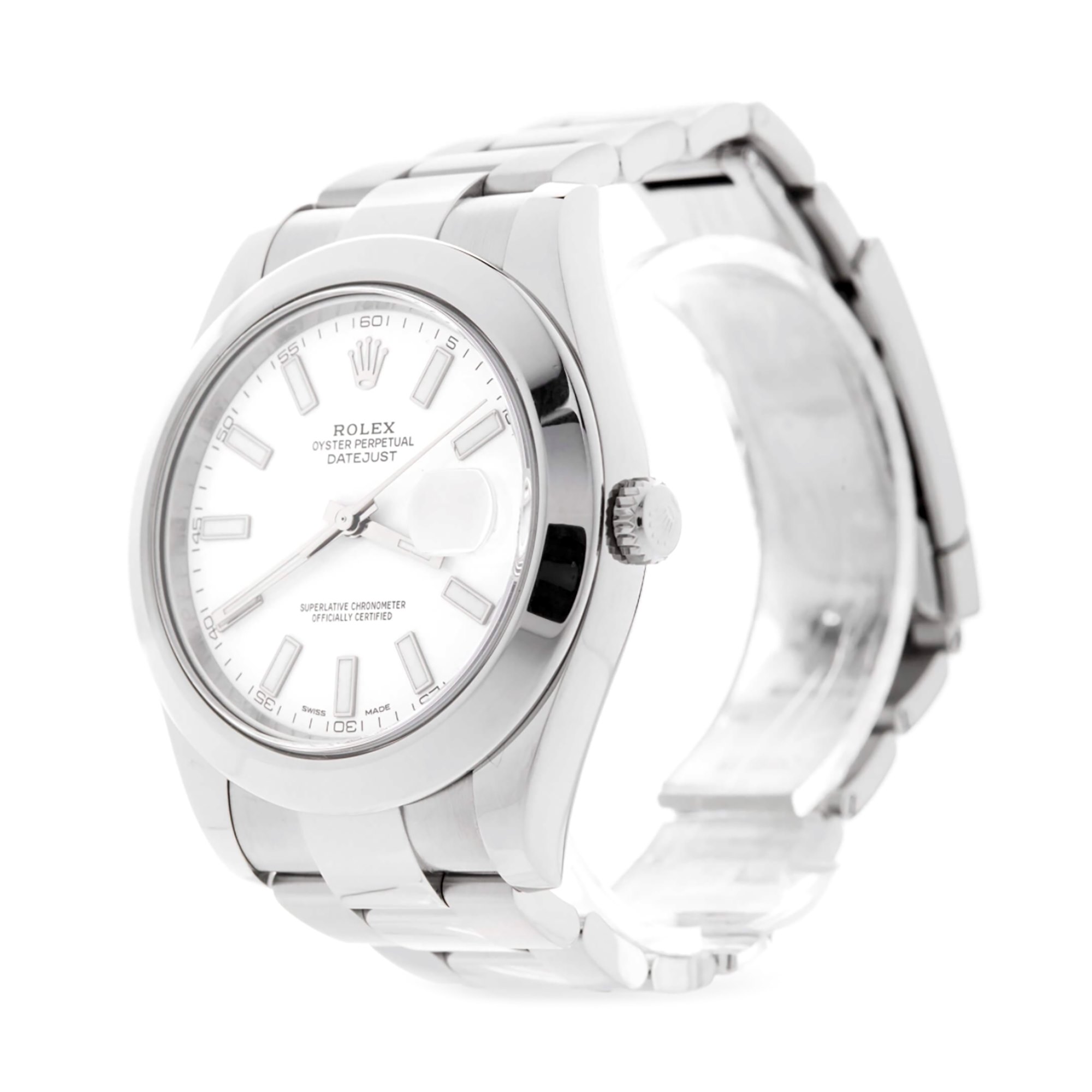 rolex datejust 41 stainless steel