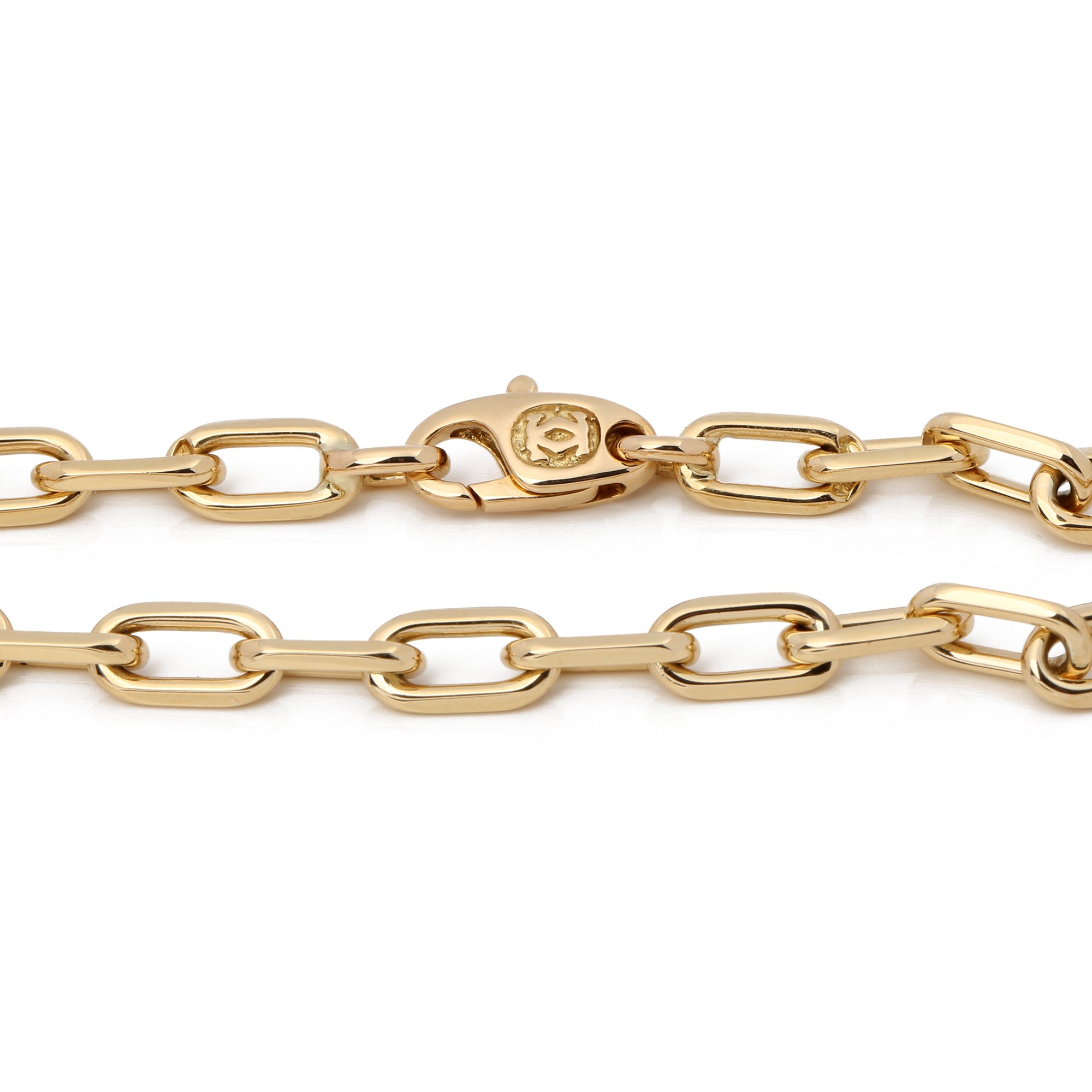 Cartier Santos 18.5cm 18ct Gold Bracelet