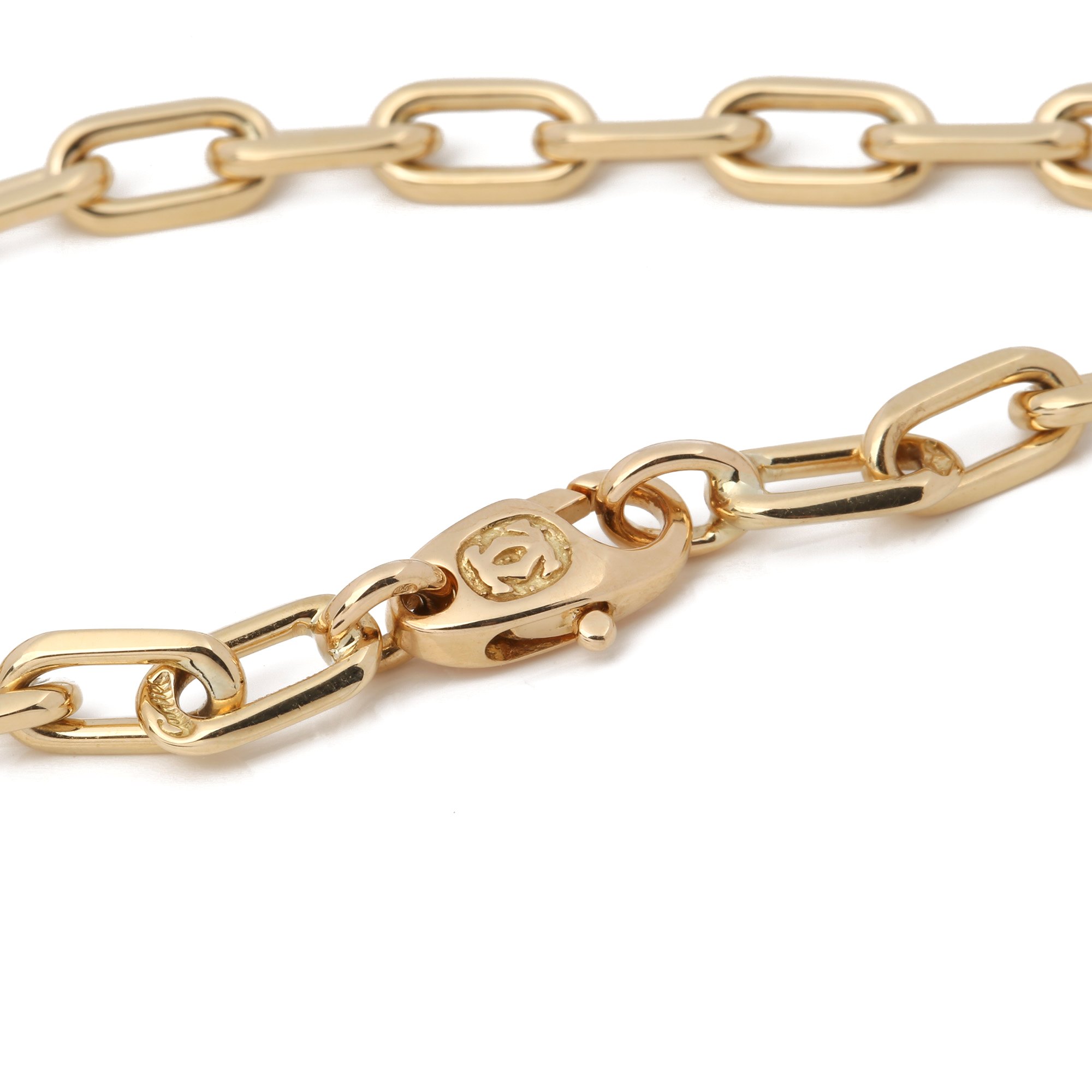 Cartier Santos 18.5cm 18ct Gold Bracelet
