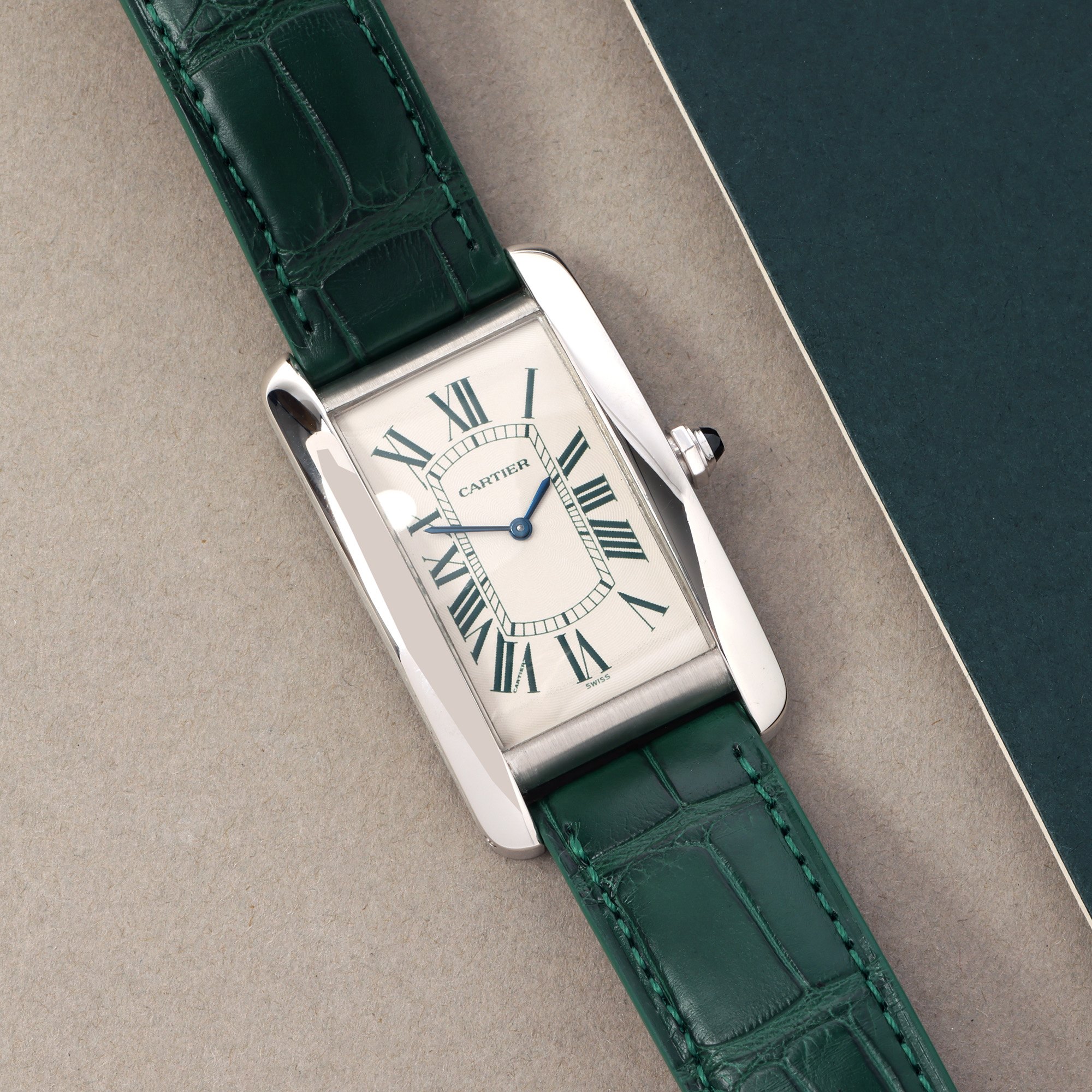 Cartier Tank Americaine Limited Edition of 30 Pieces Platinum - W2604351 or 1734D Platinum W2604351 or 1734D