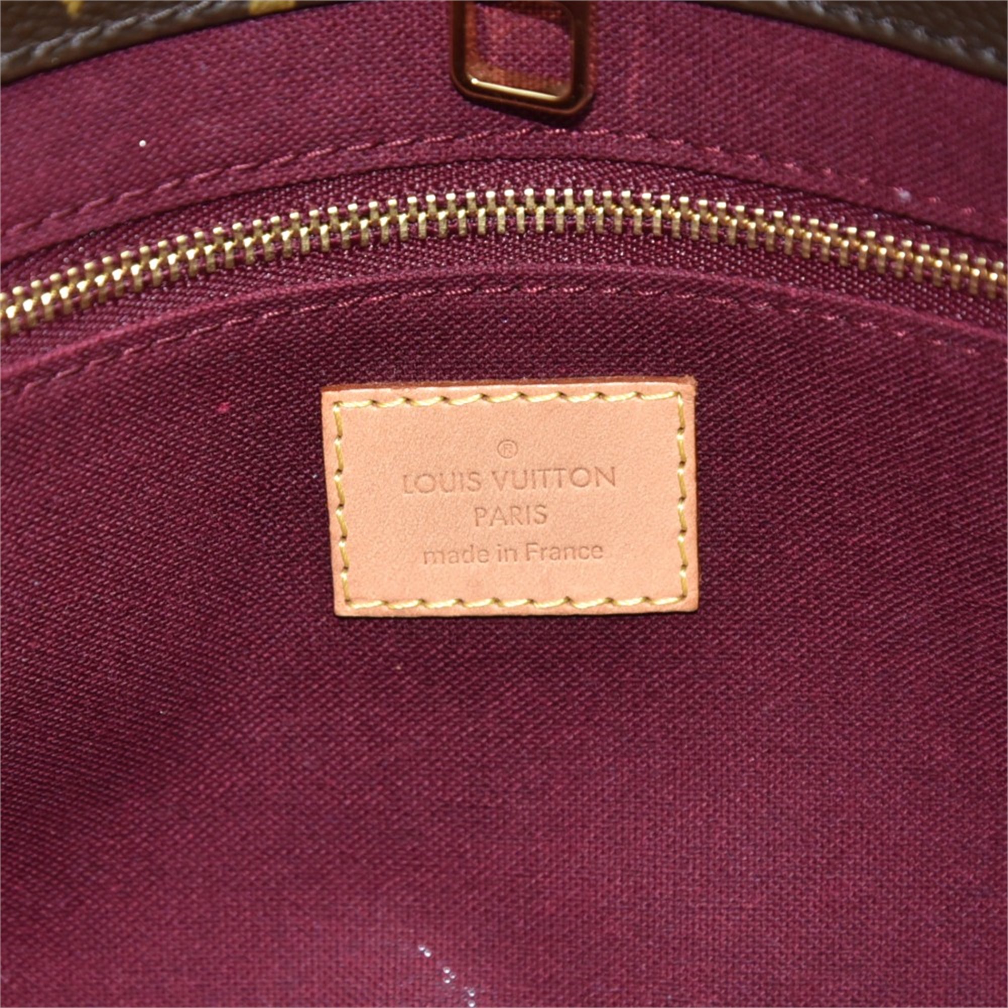 Louis Vuitton Brown Monogram Coated Canvas & Vachetta Leather Raspail PM
