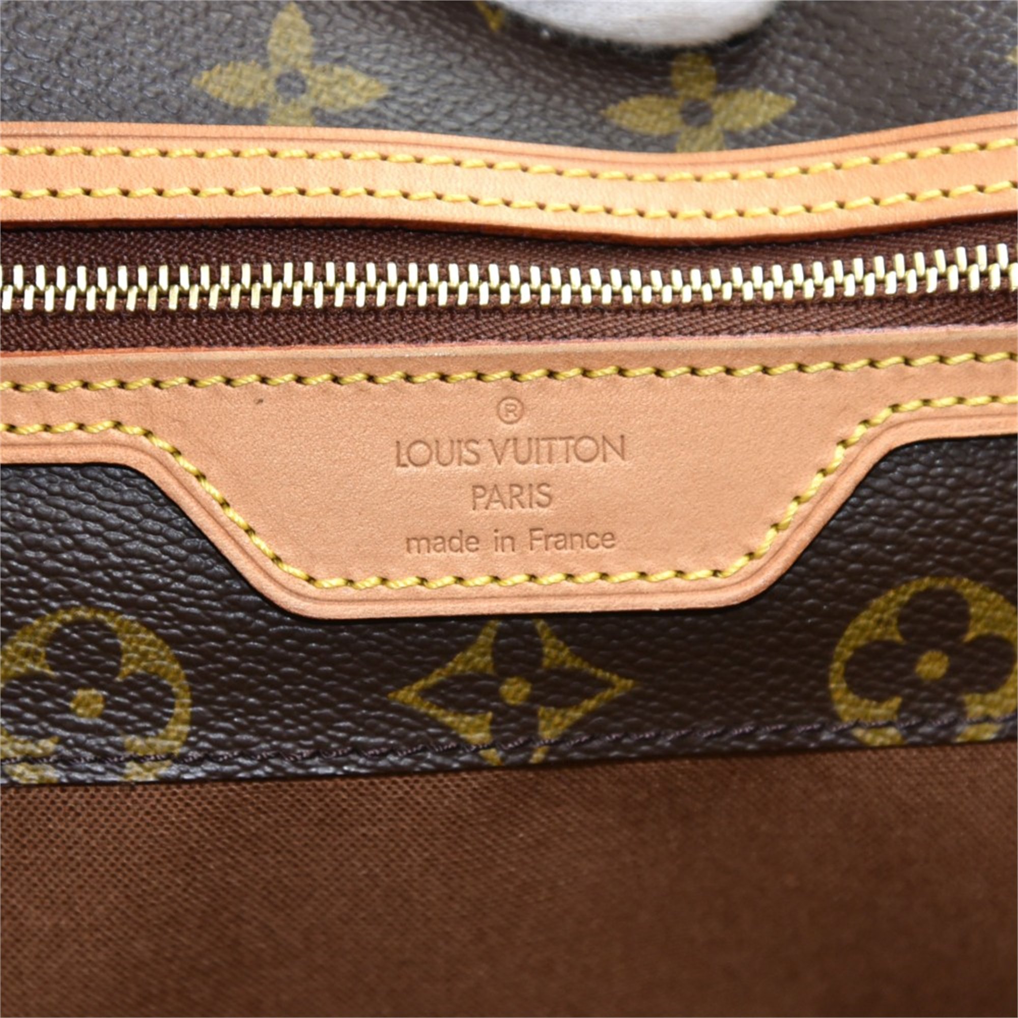 Louis Vuitton Brown Monogram Coated Canvas & Vachetta Leather Cabas Alto XL