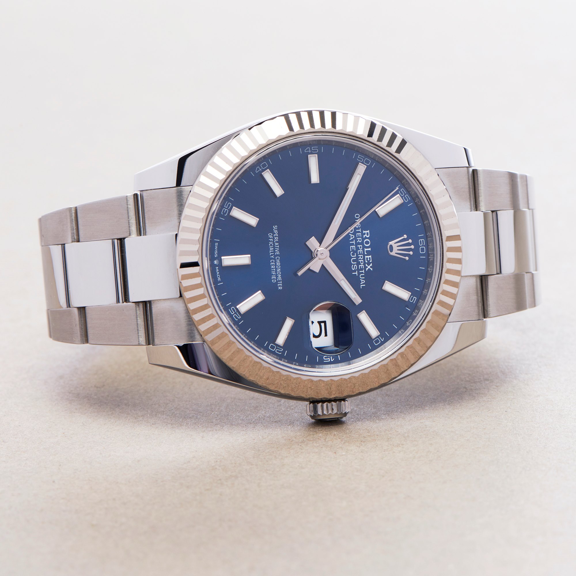 rolex datejust 41 stainless steel