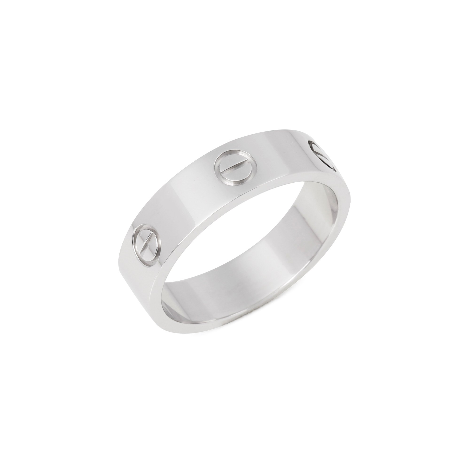 Cartier Love 18ct White Gold Band Ring