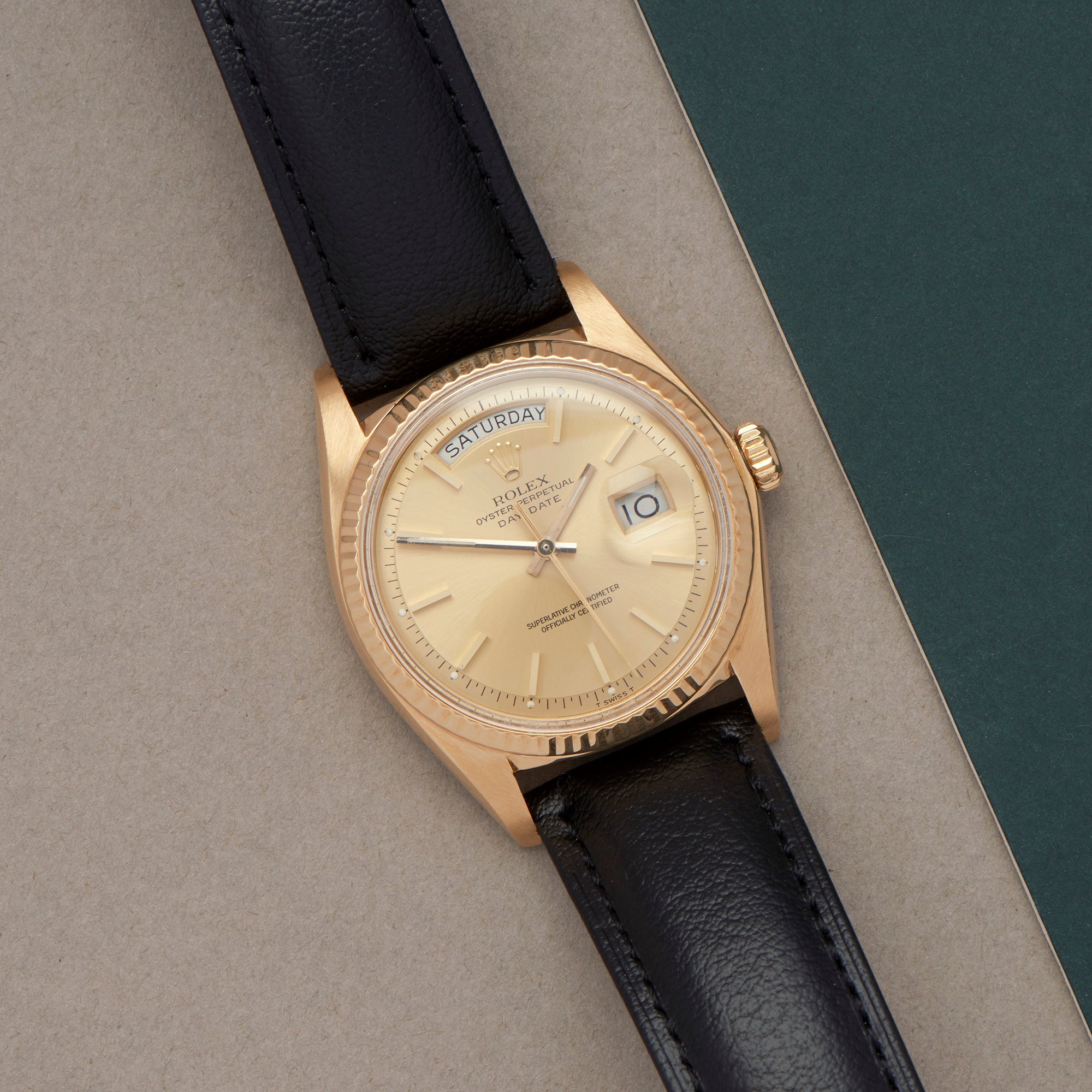Rolex Day-Date 36 Pie-Pan Dial 18K Yellow Gold 1803