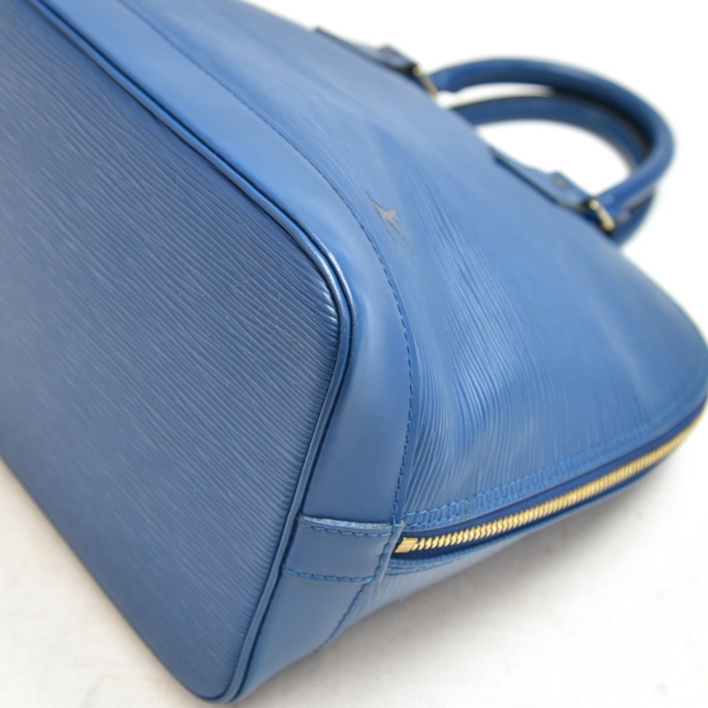 Louis Vuitton Blue Epi Leather Vintage Alma PM