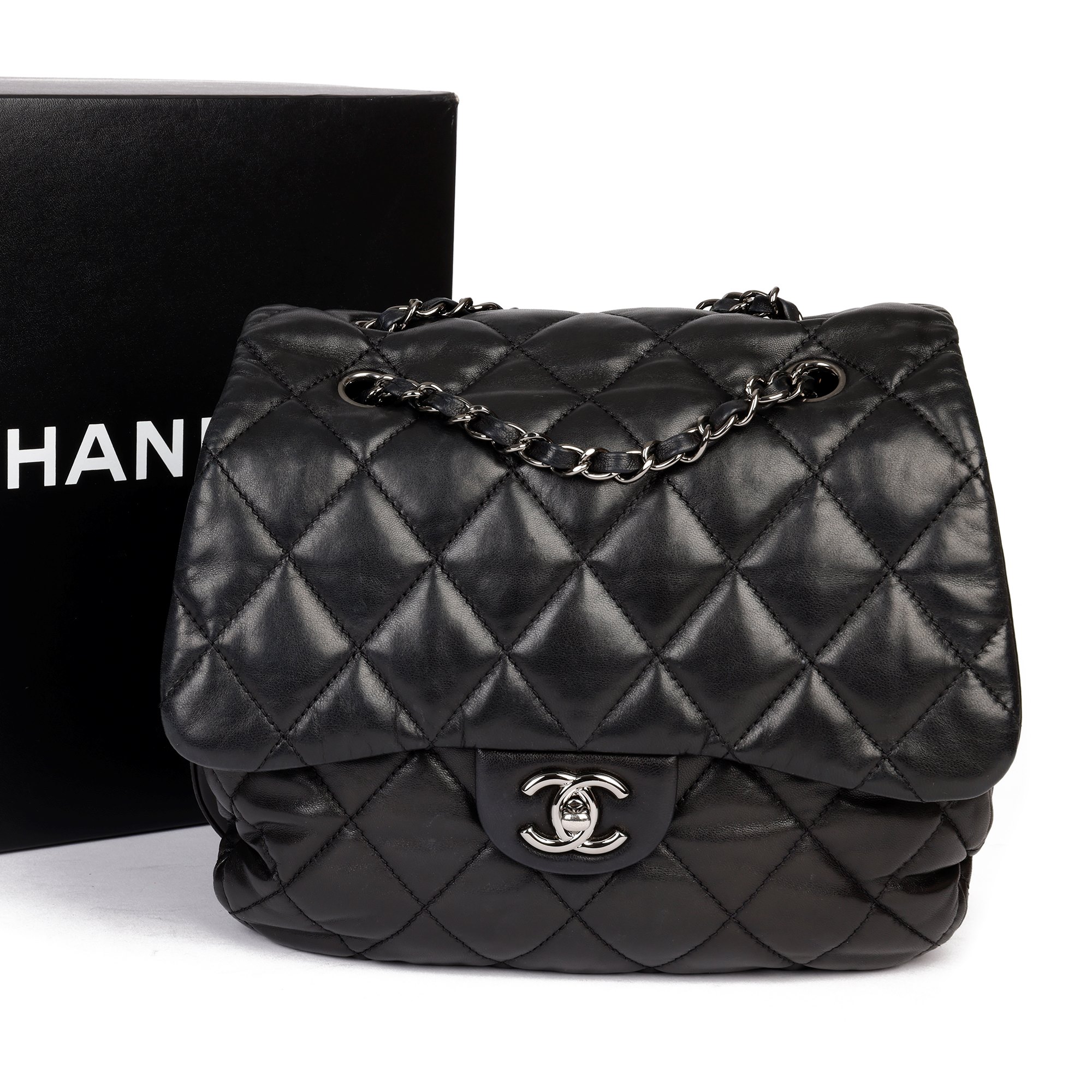 chanel classic all black