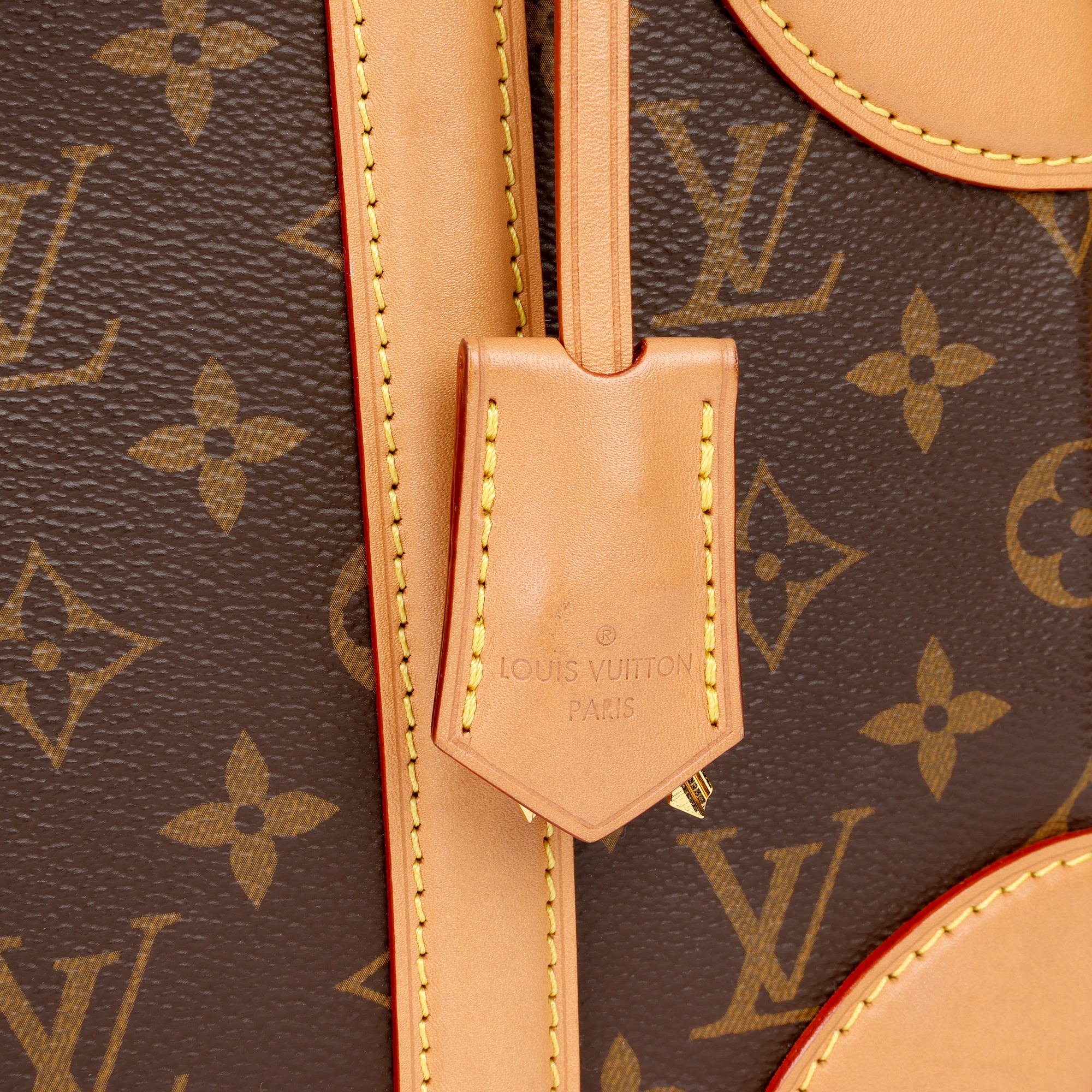Louis Vuitton Brown Monogram Coated Canvas & Vachetta Leather Valisette PM