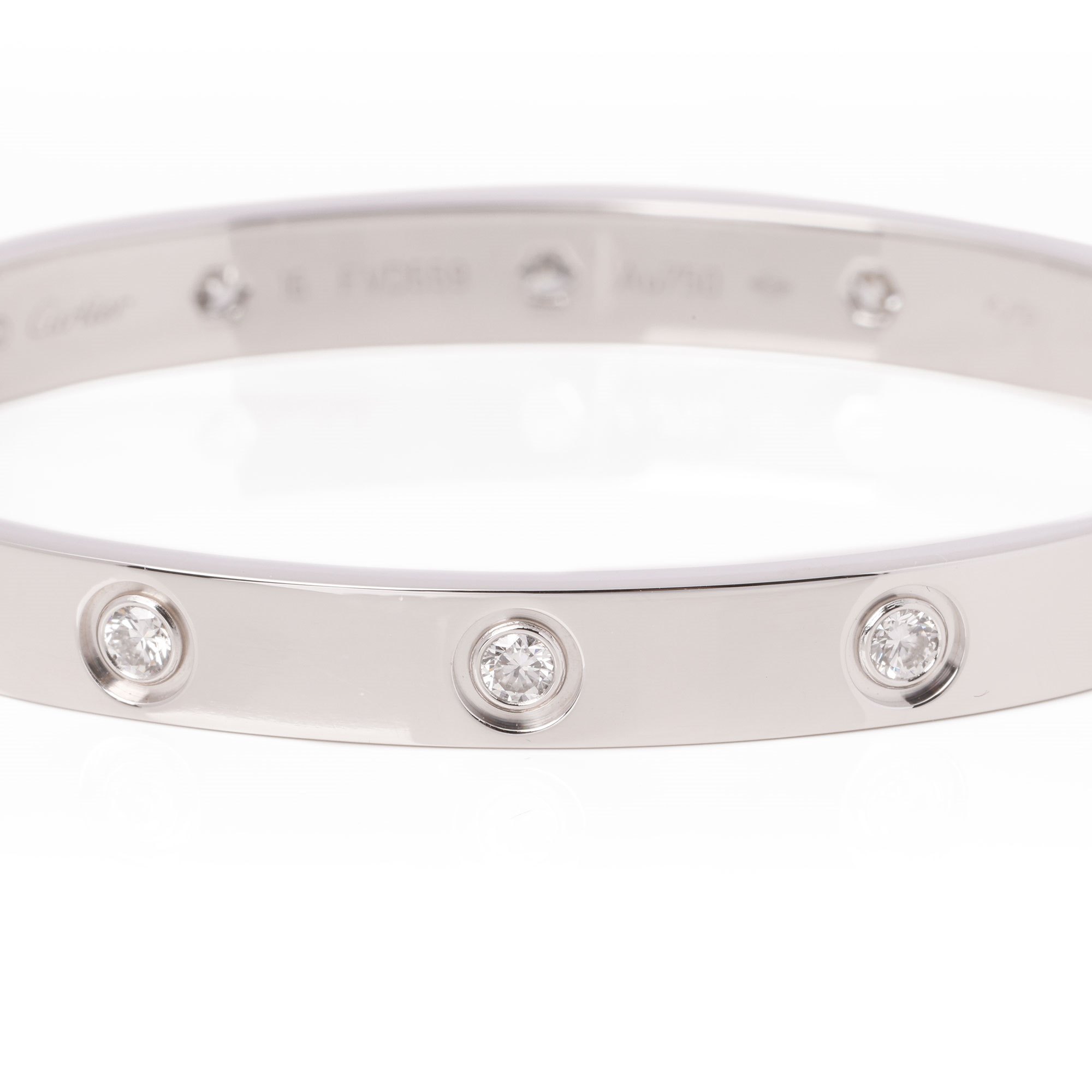 Cartier Love 10 diamond Bangle