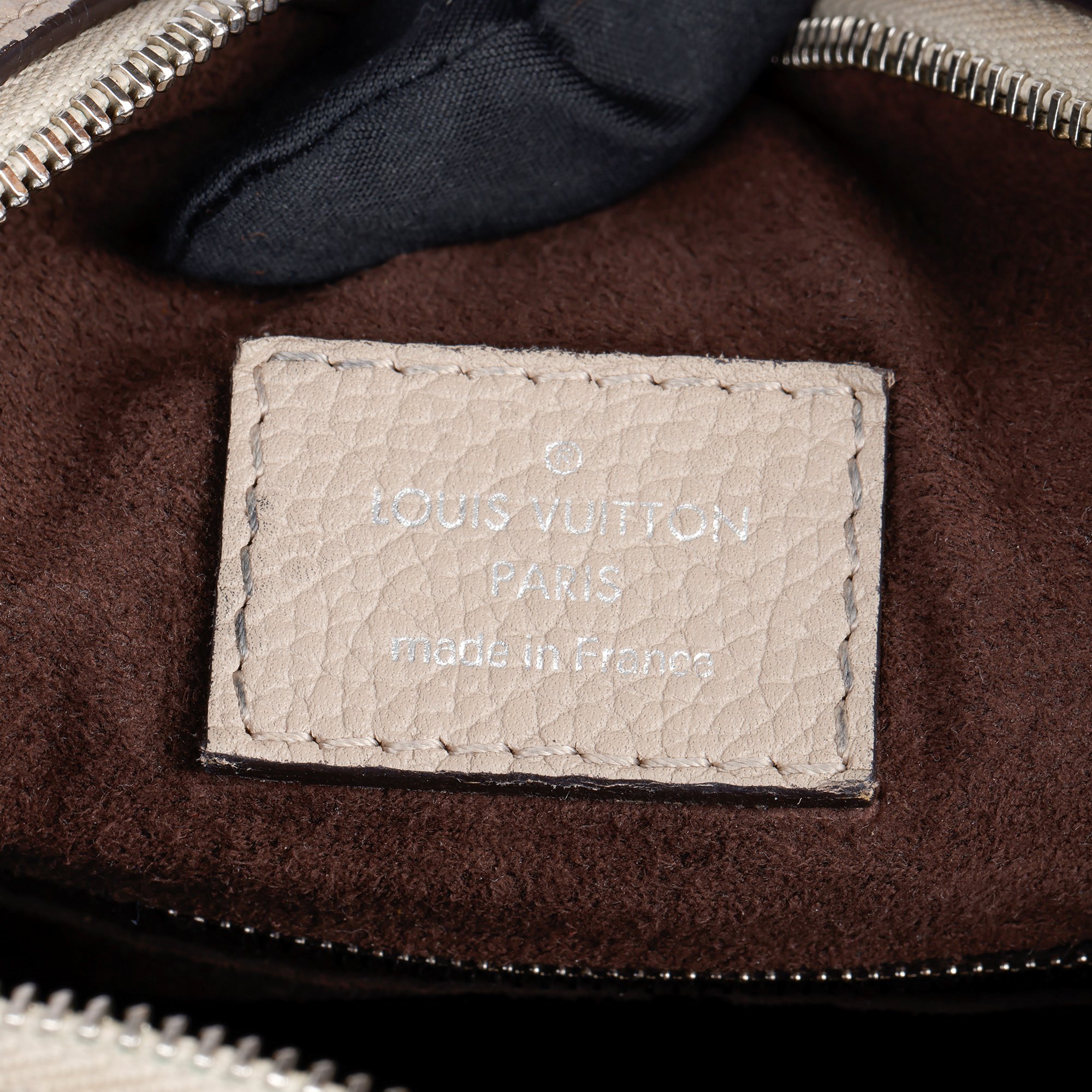 Louis Vuitton Galet Perforated Mahina Calfskin Leather Babylon BB