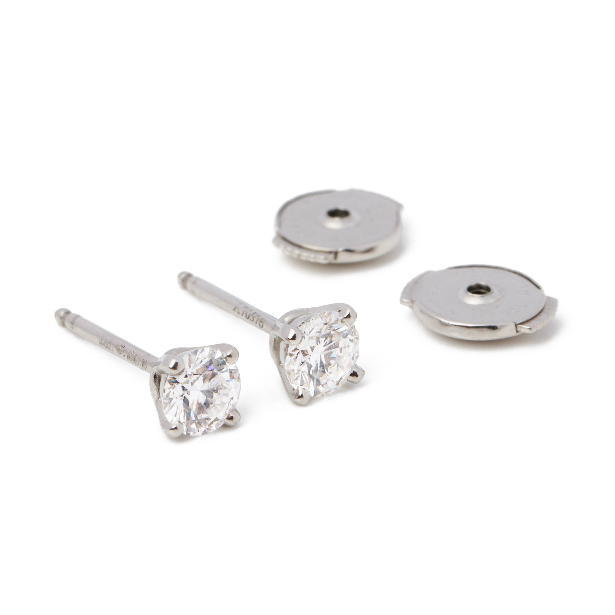 De Beers 0.40ct Diamond Stud Earrings