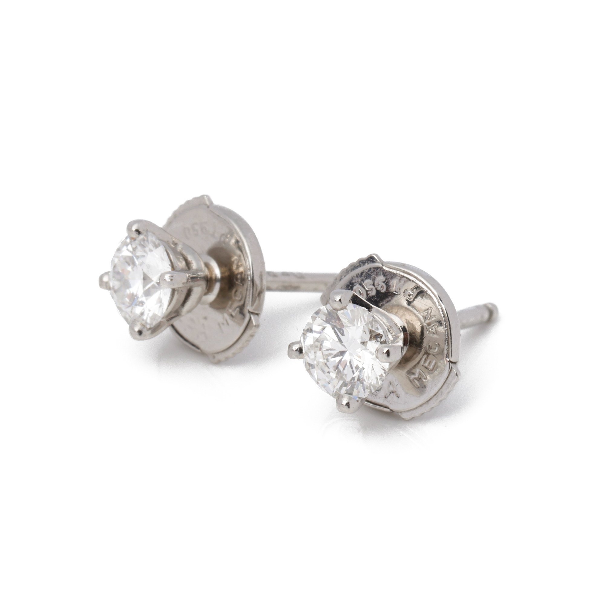 De Beers 0.40ct Diamond Stud Earrings