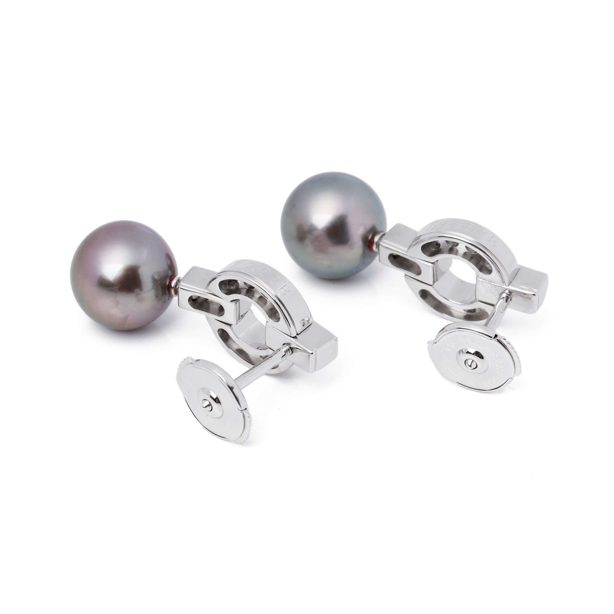 Cartier Himalia Diamond and Pearl Earrings