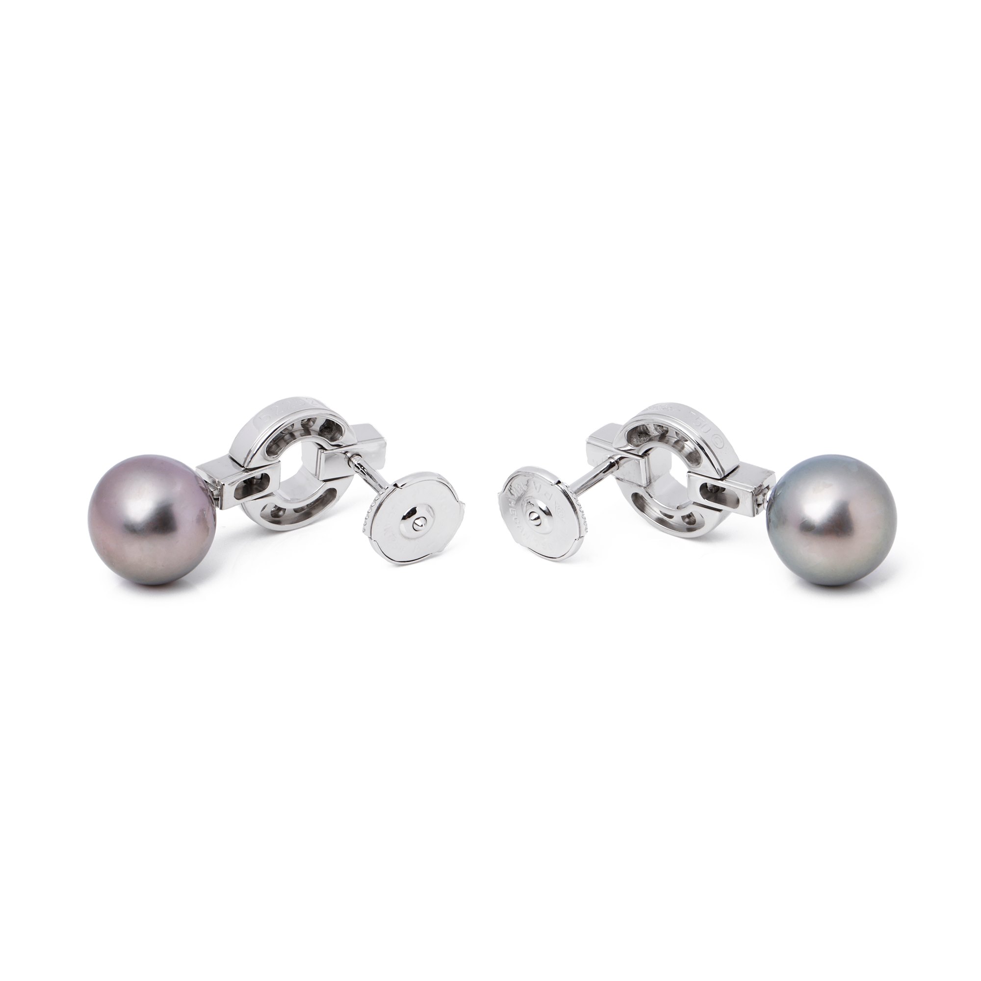Cartier Himalia Diamond and Pearl Earrings