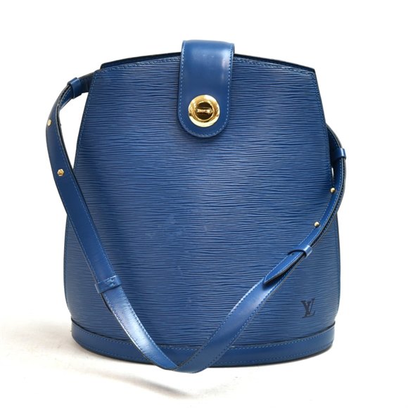 Louis Vuitton Blue Epi Leather Vintage Cluny 