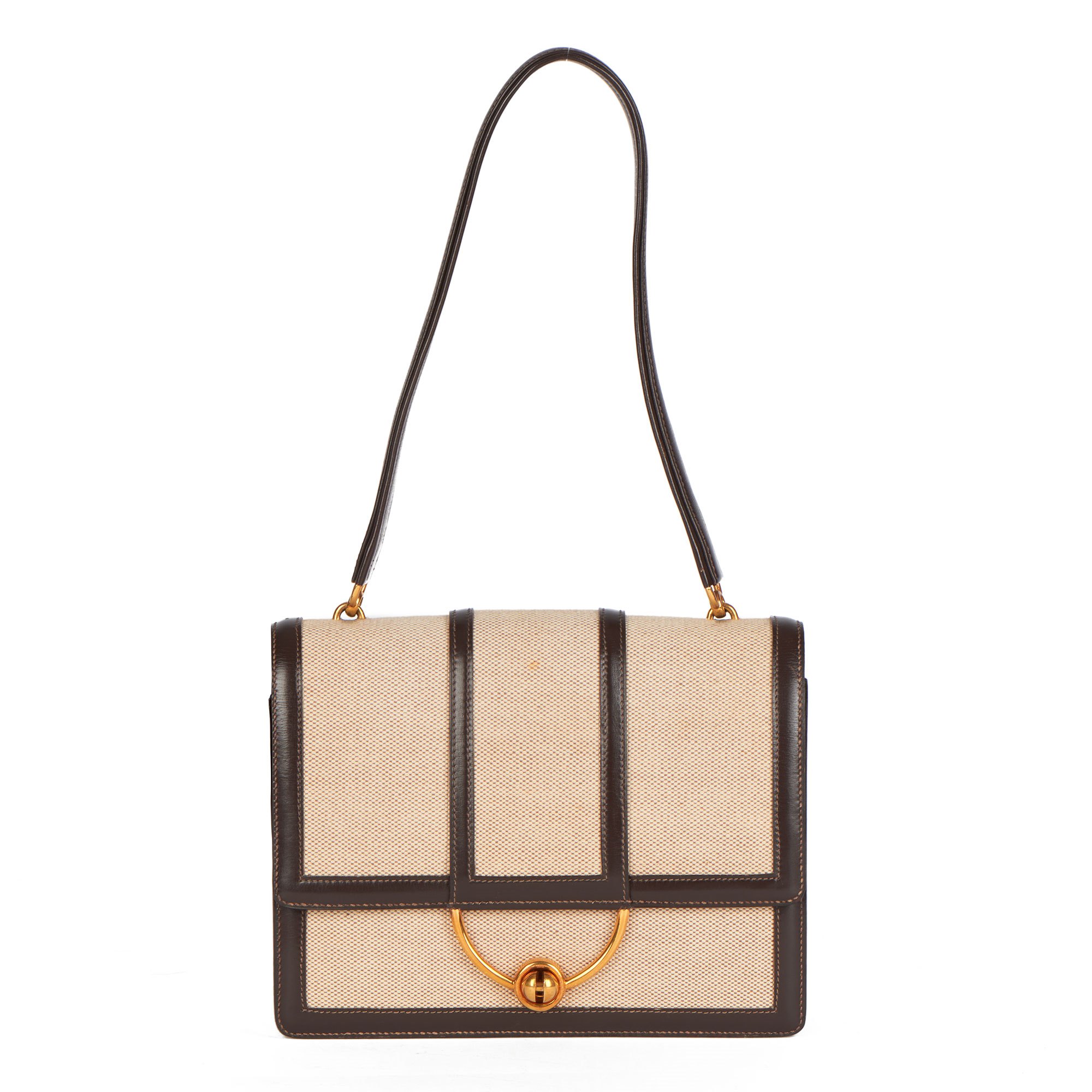 Hermès Ring Flap Bag 1972 CB380 | Second Hand Handbags | Xupes