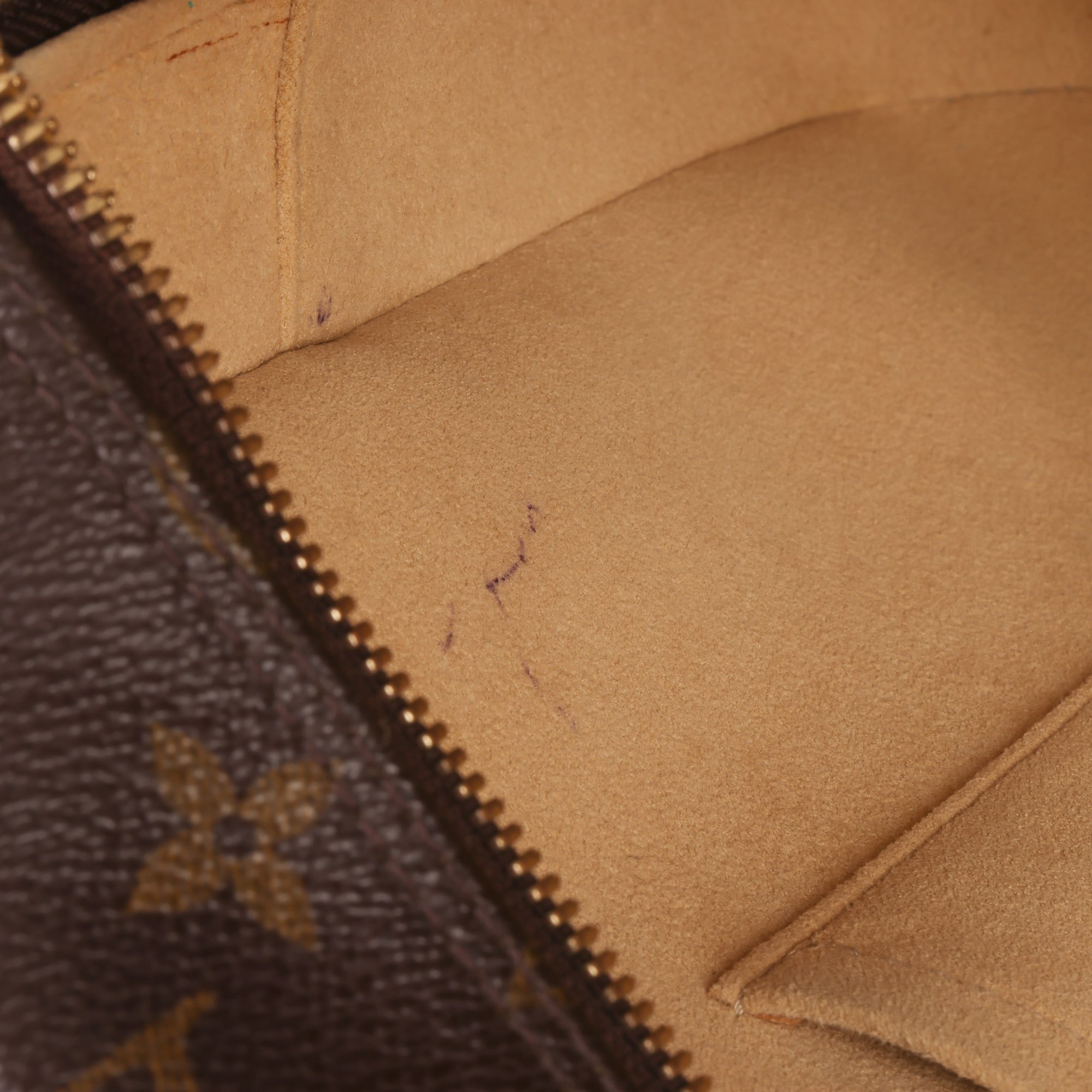 Louis Vuitton Brown Monogram Coated Canvas & Vachetta Leather Cite GM