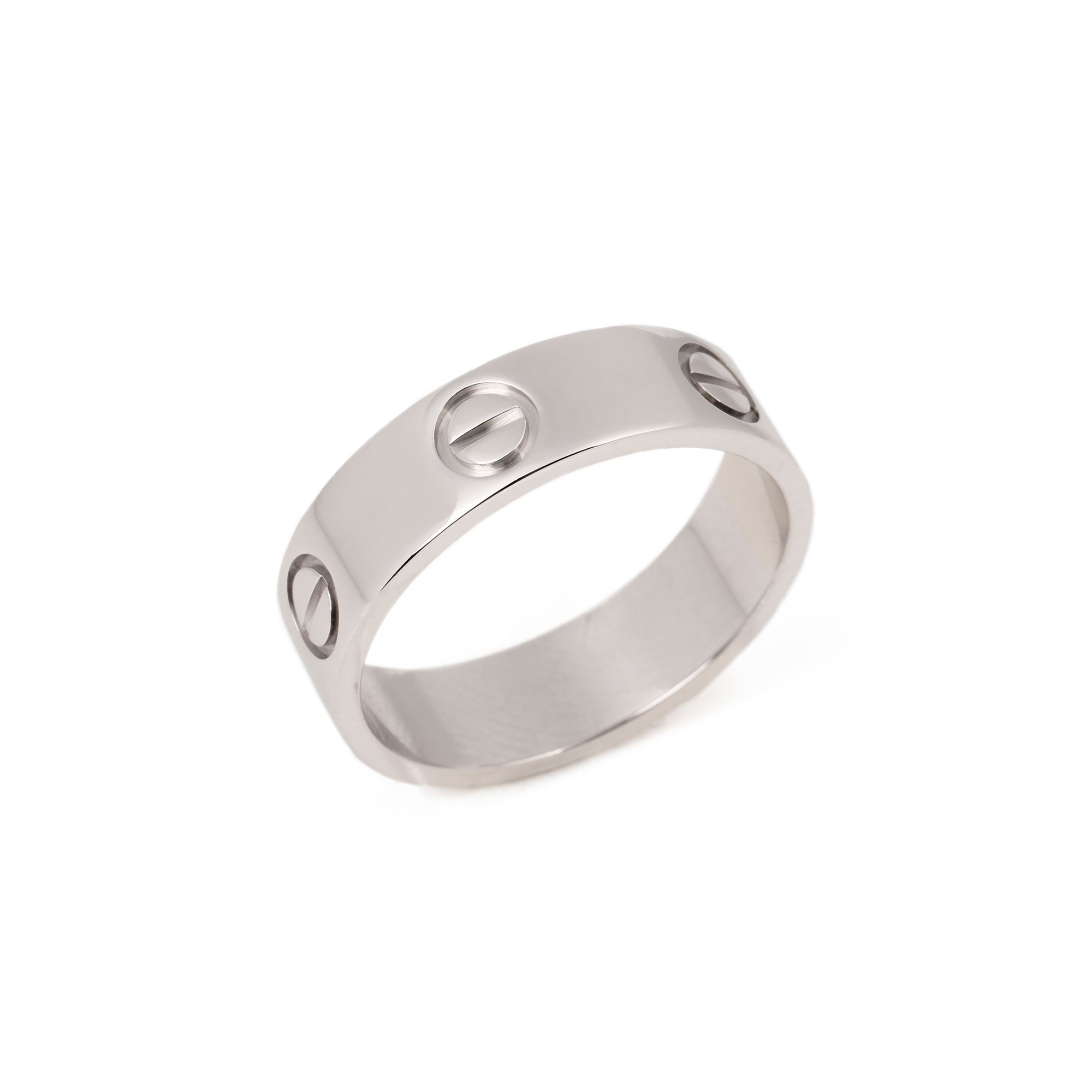 Cartier 18ct White Gold Love Ring