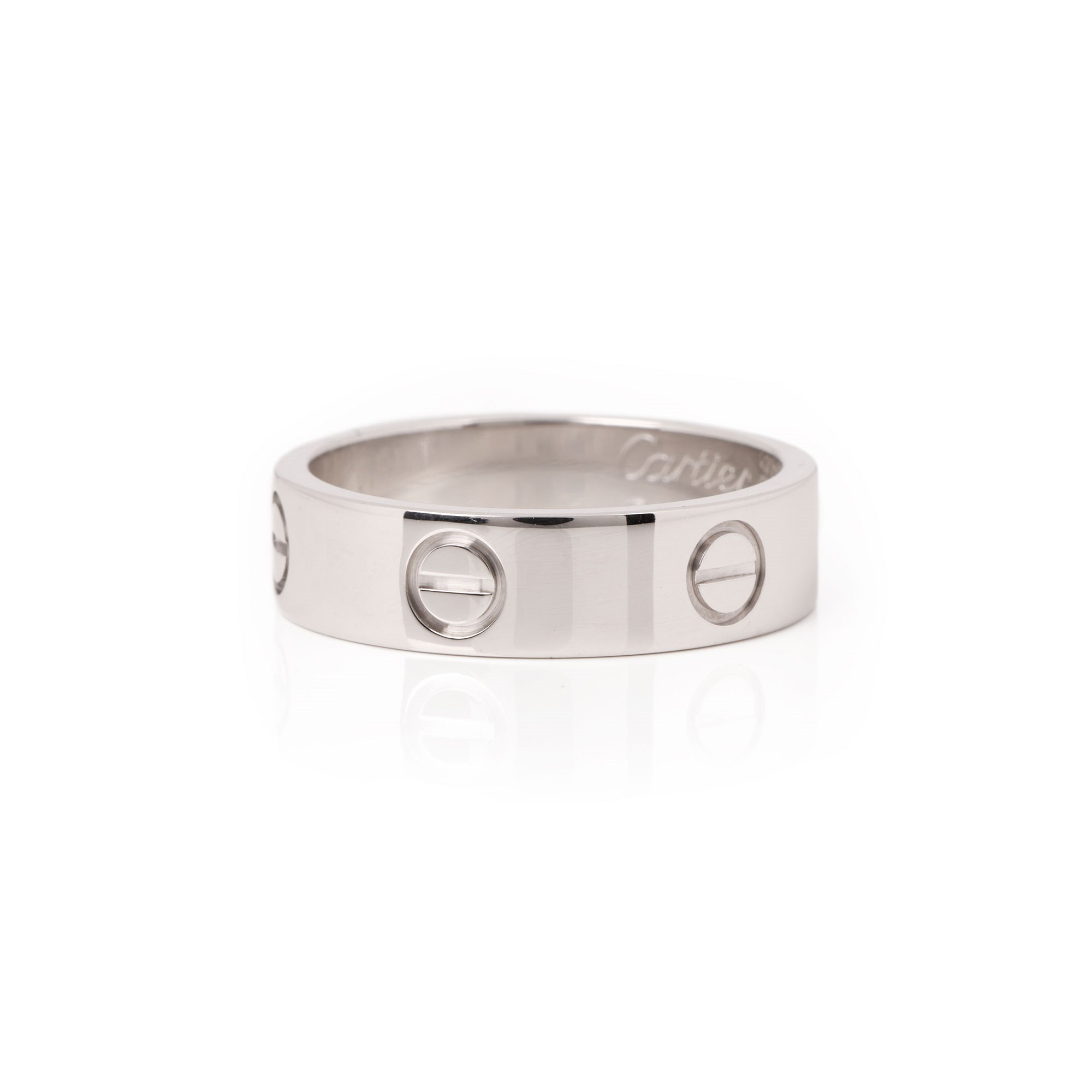 Cartier Love 18ct White Gold Band RIng