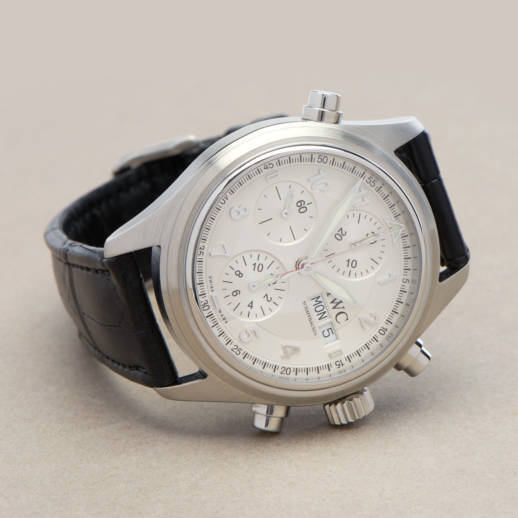 IWC Pilot's Chronograph Spitfire Double Chronograph Stainless Steel IW371343