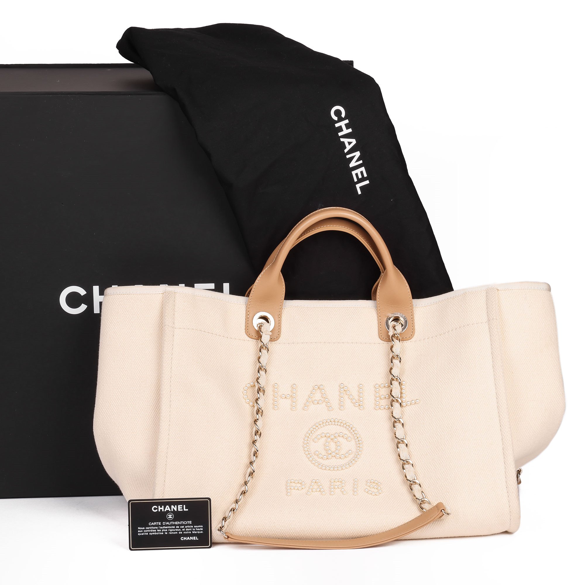 Chanel Medium Deauville Tote 2020 CB424 | Second Hand Handbags
