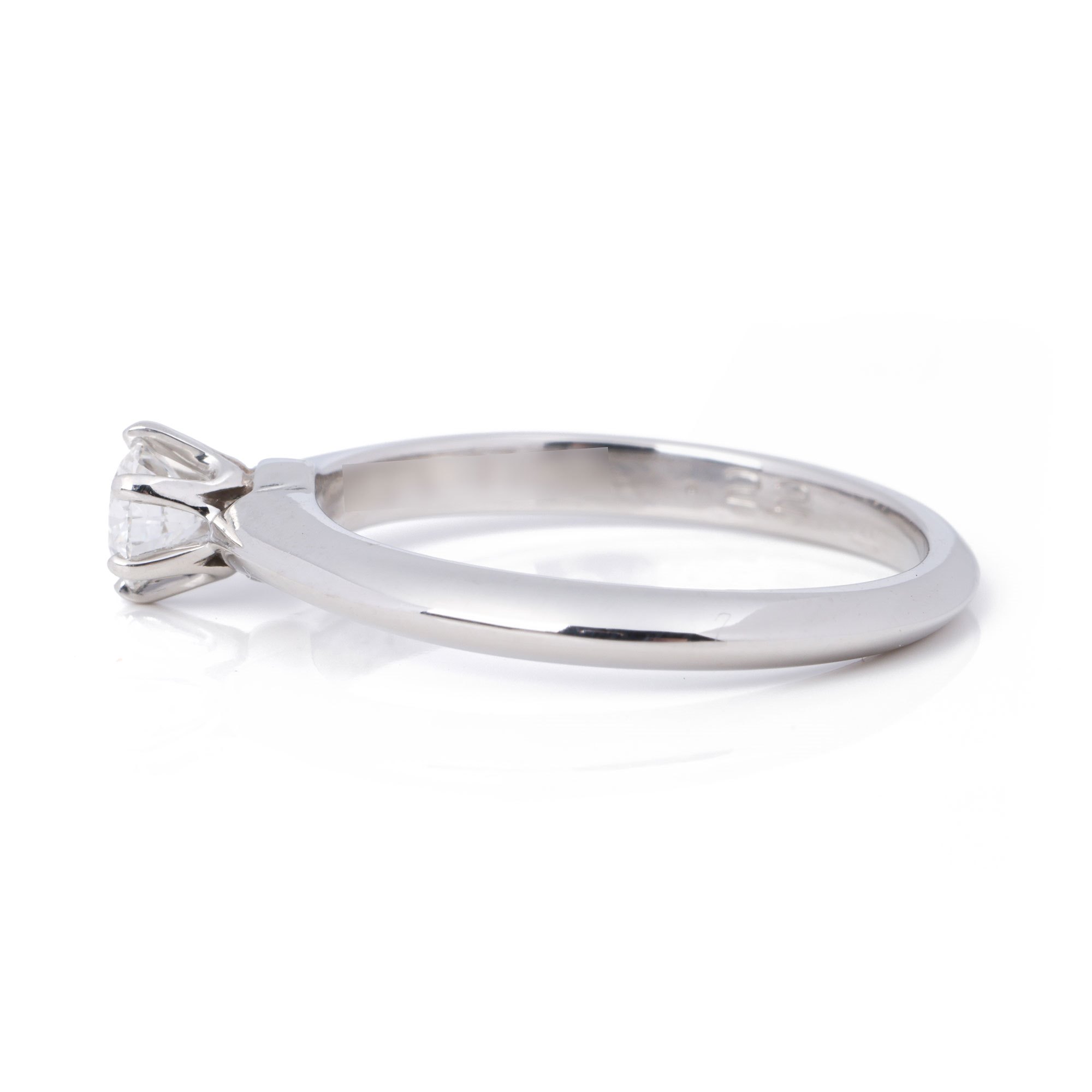 Tiffany & Co. Brilliant Cut 0.22ct Diamond Solitaire Ring