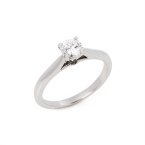 Cartier 0.31ct Diamond Solitaire 1895 Ring