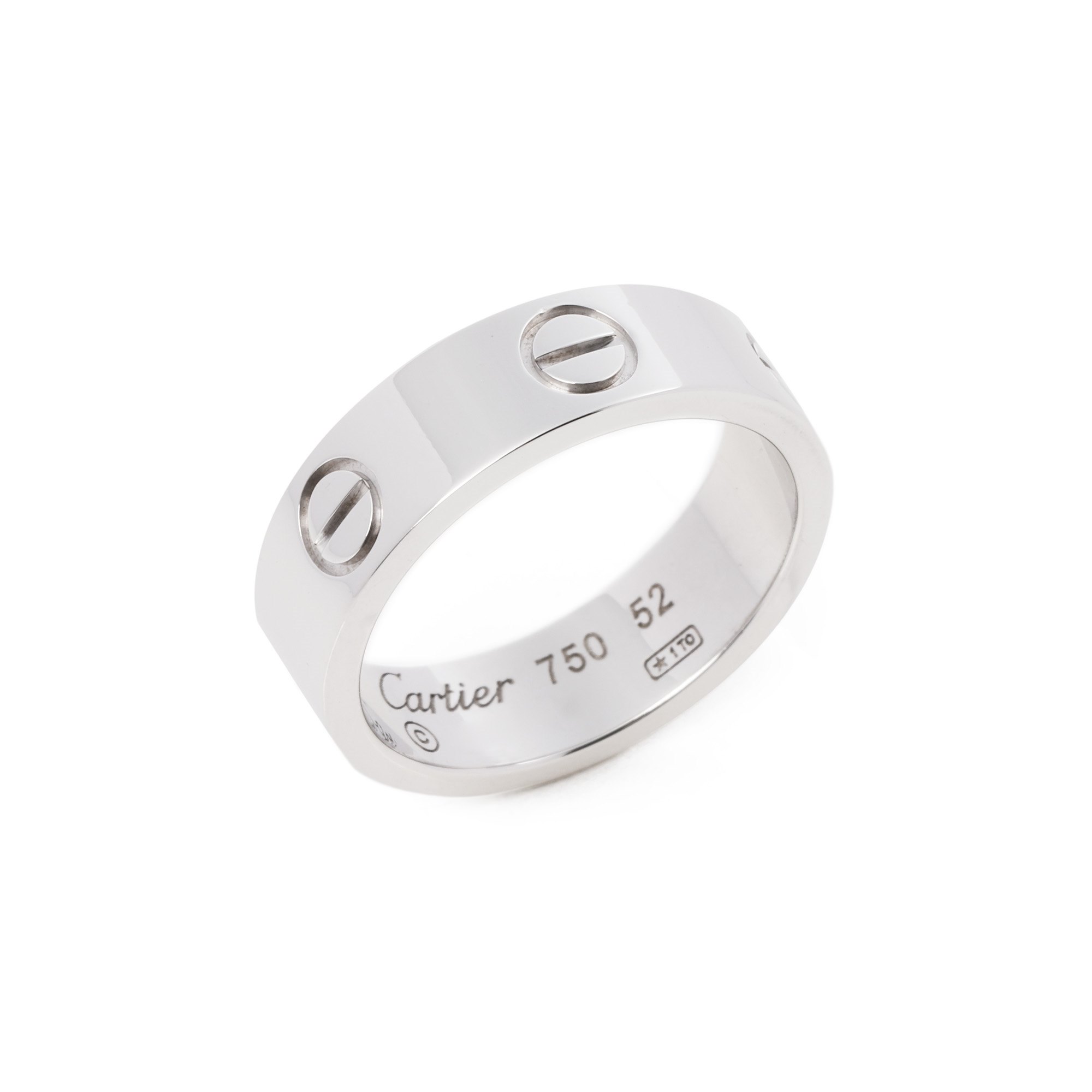 Cartier 18ct White Gold Love Ring