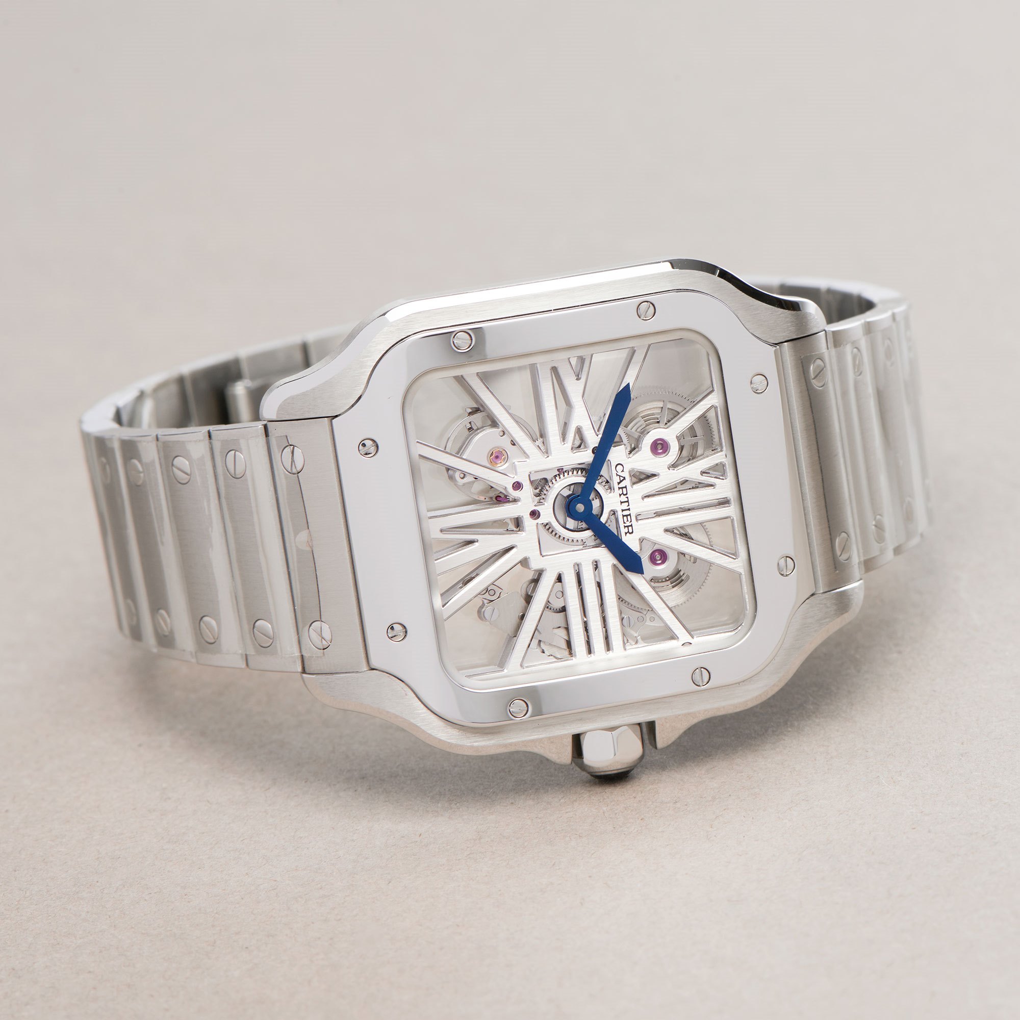 Cartier Santos Roestvrij Staal WHSA0015 or 4109