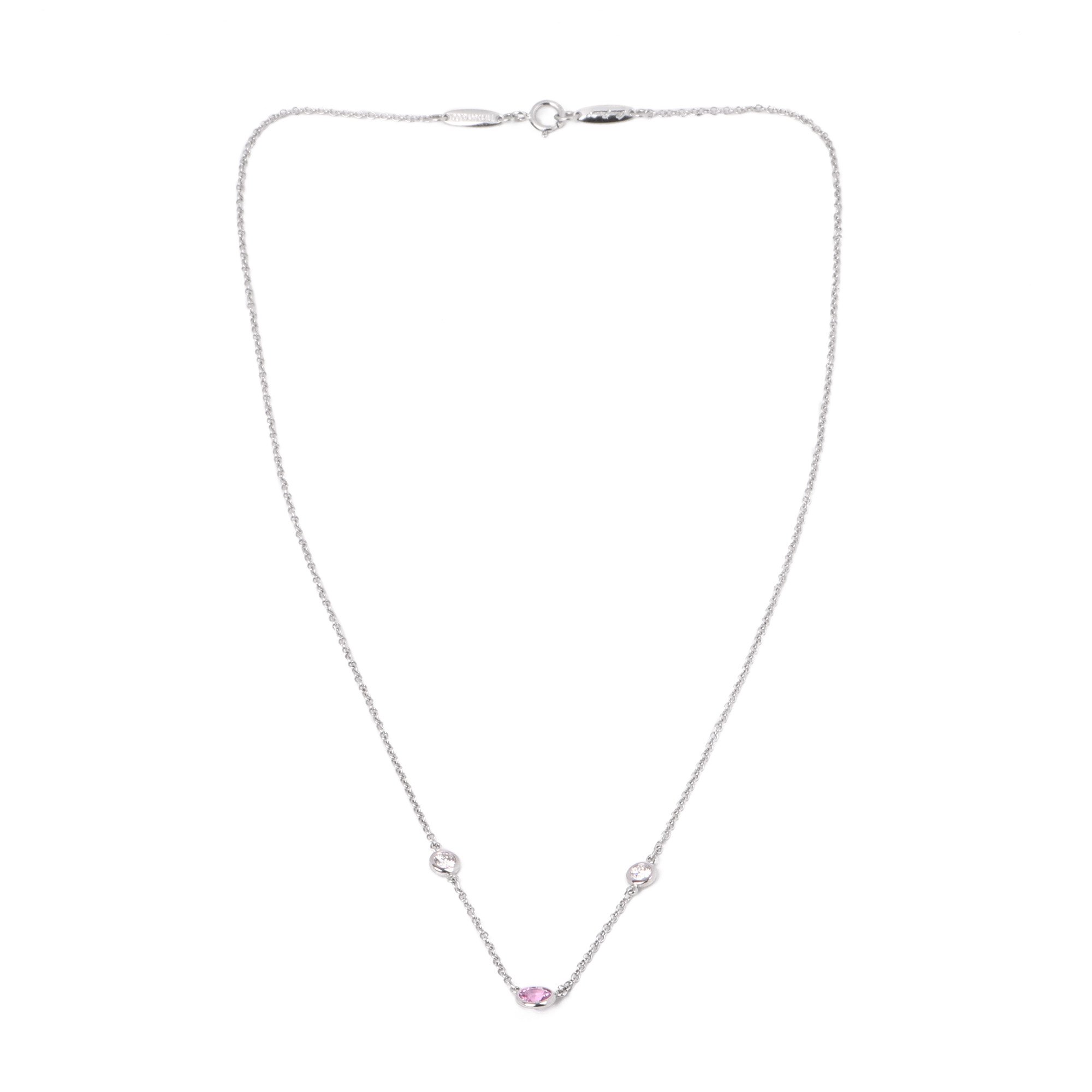 Tiffany & Co. Colours by the Yard Pink Sapphire and Diamond Necklace