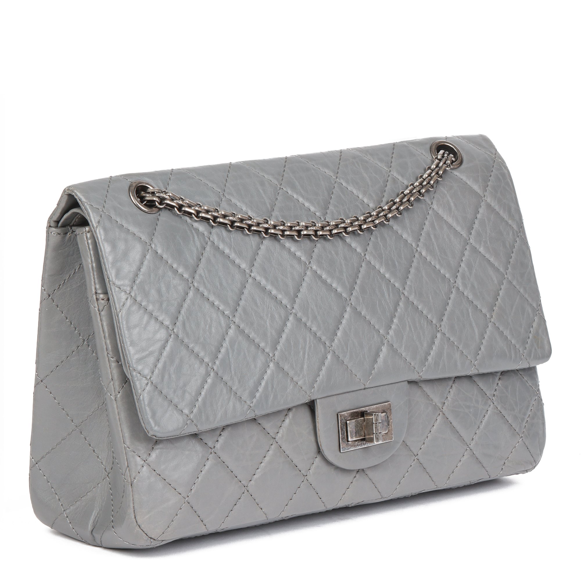 chanel grey reissue