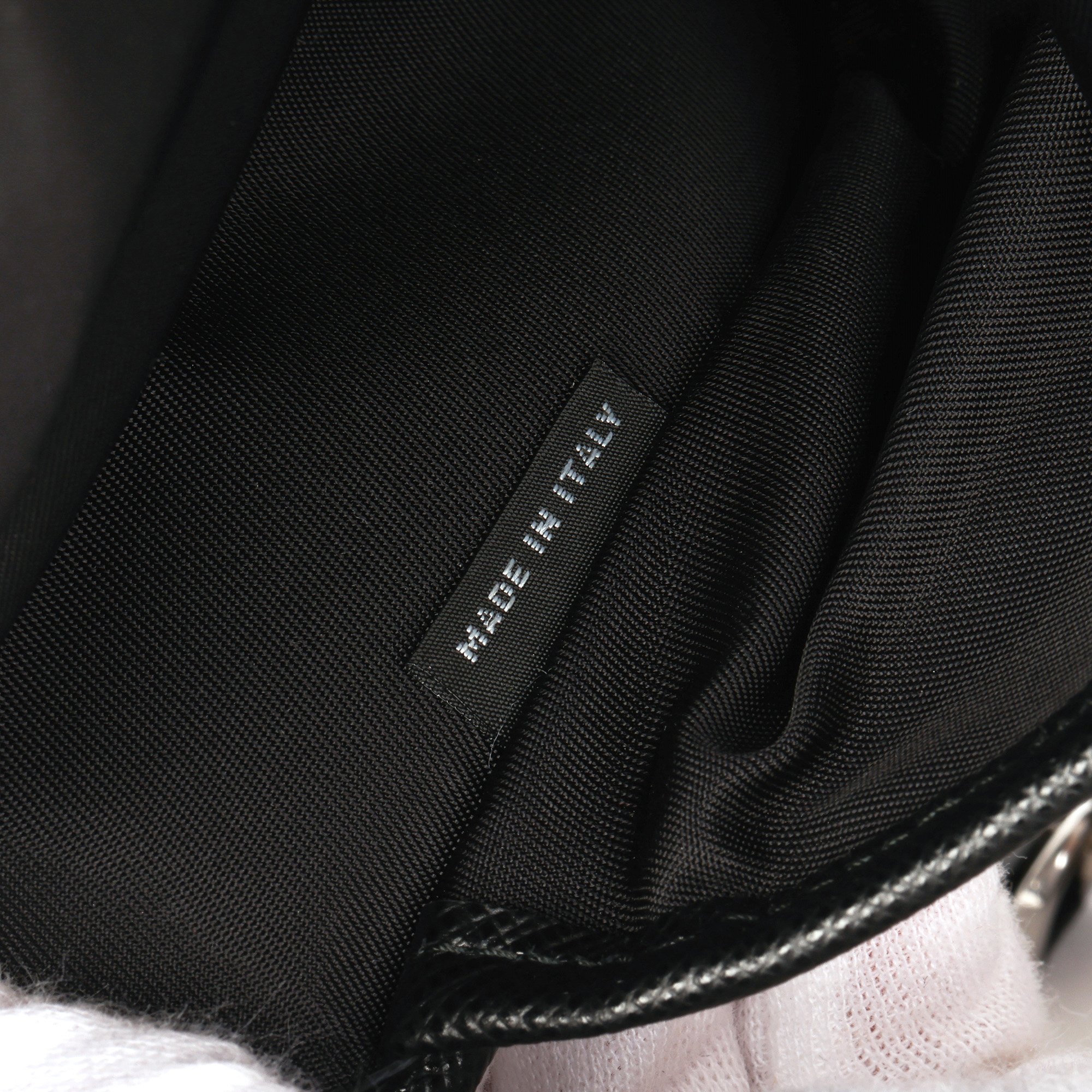 Prada Black Nylon & Saffiano Leather Pocket Belt Bag