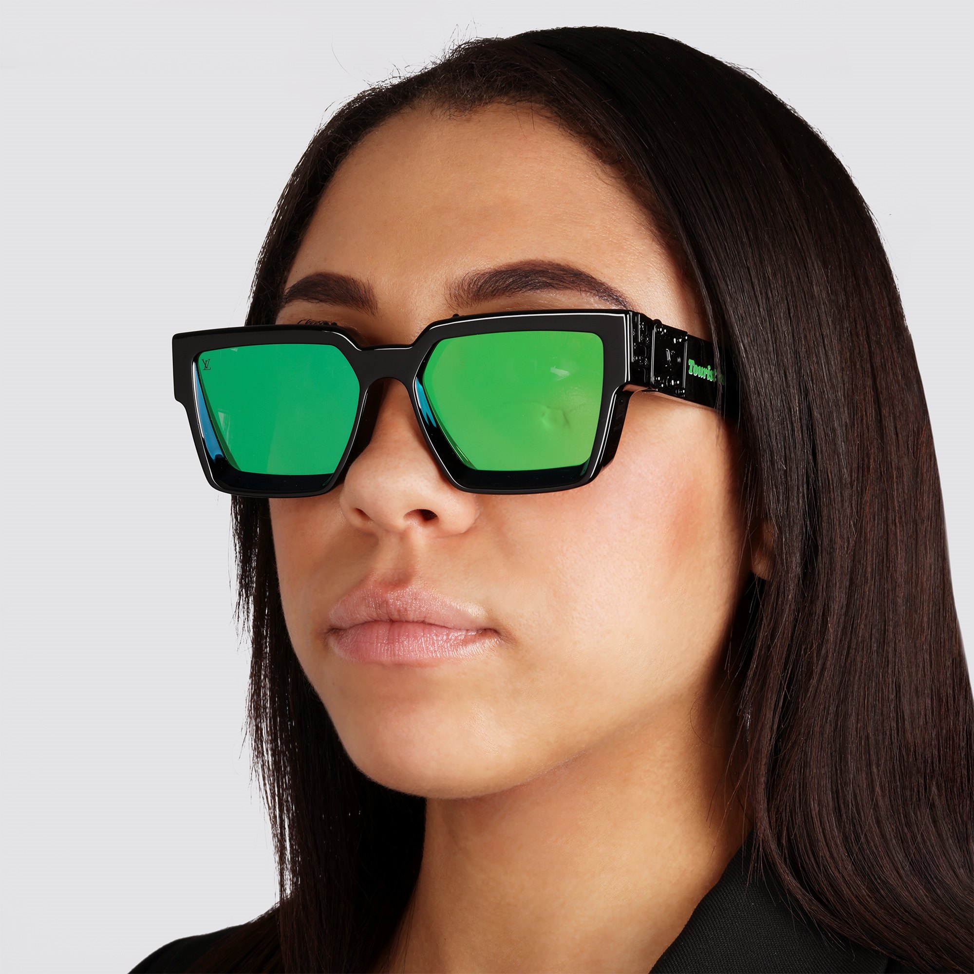 1.1 millionnaires sunglasses Louis Vuitton Green in Plastic - 33429522
