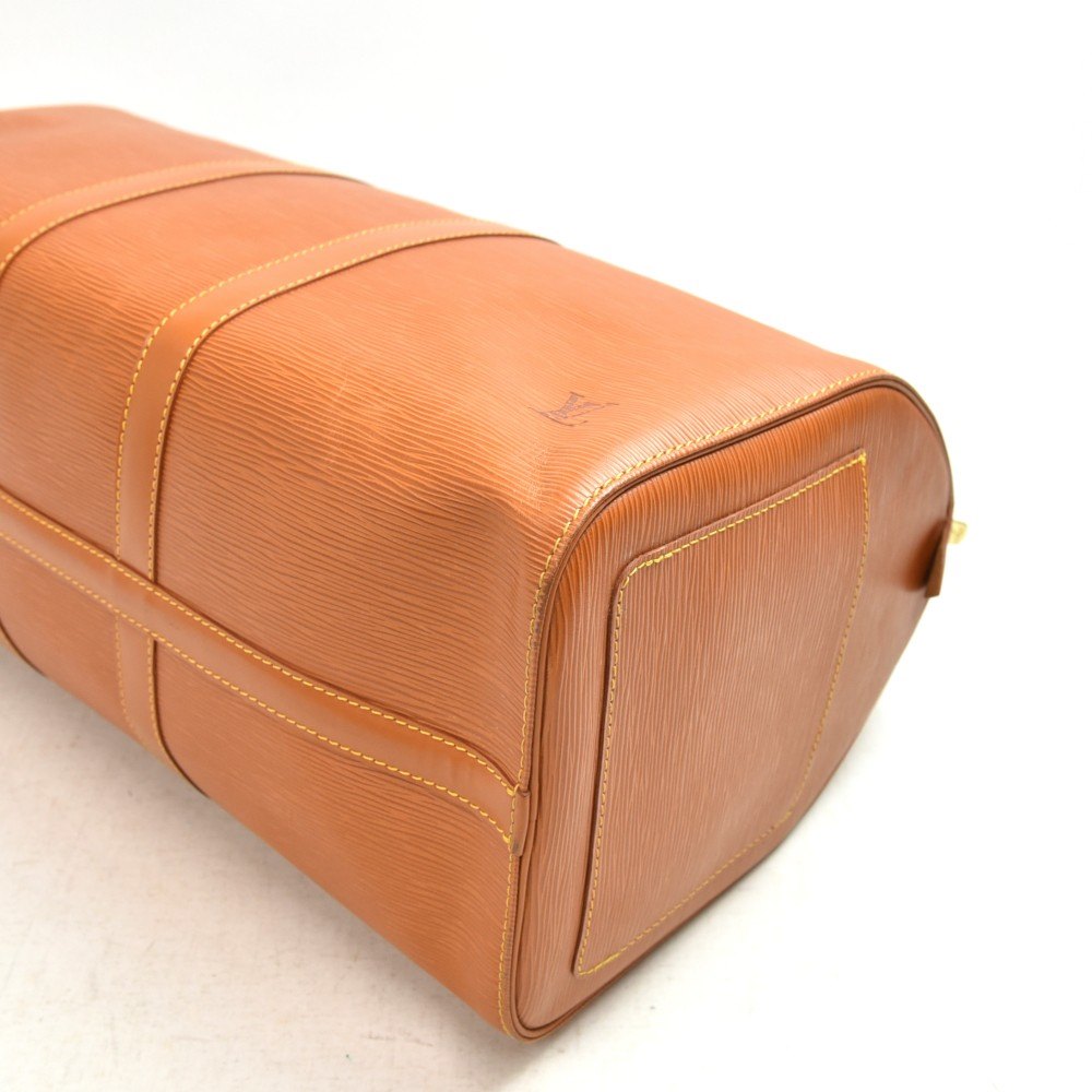 Louis Vuitton Brown Epi Leather Vintage Keepall 45