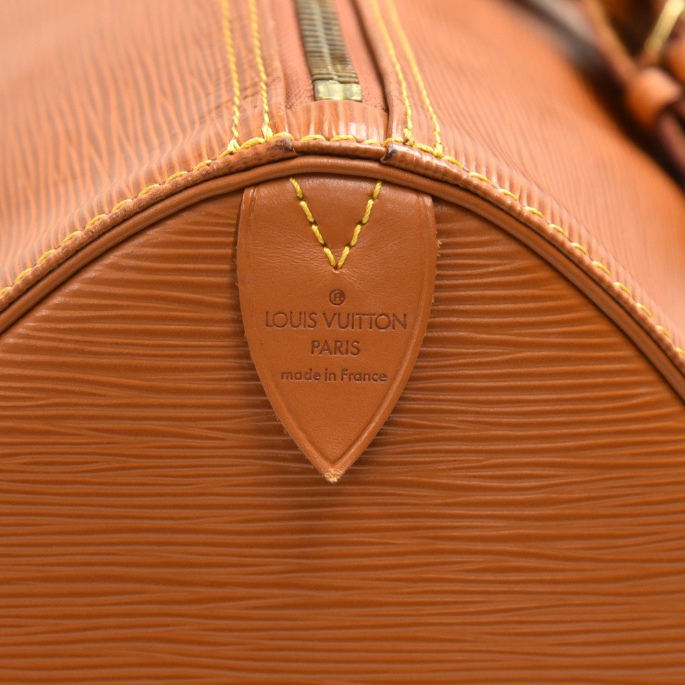 Louis Vuitton Brown Epi Leather Vintage Keepall 45