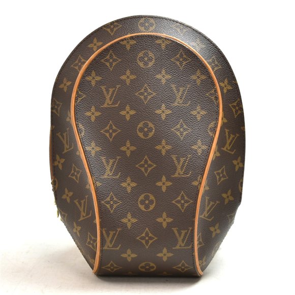 Louis Vuitton Brown Monogram Coated Canvas & Vachetta Leather Ellipse Sac A Dos 