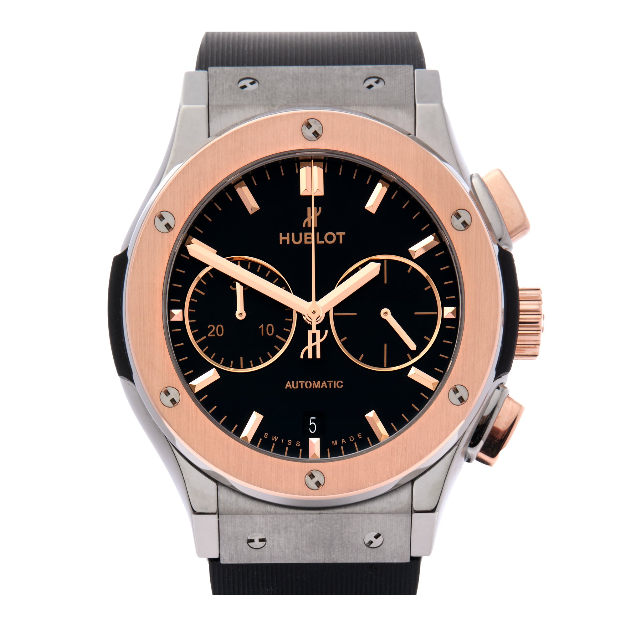 Hublot Classic Fusion 18K Rose Gold & Stainless Steel 521.NO.1181.RX