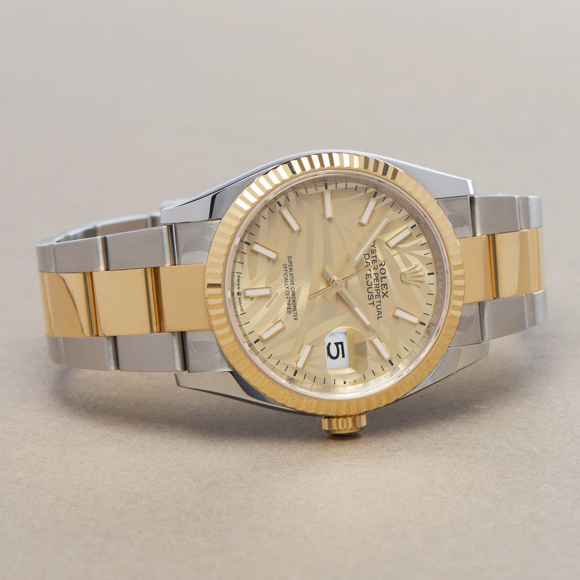 Rolex Datejust 36 18K Yellow Gold & Stainless Steel 126233