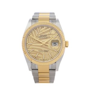 Rolex Datejust 36 18K Yellow Gold & Stainless Steel - 126233