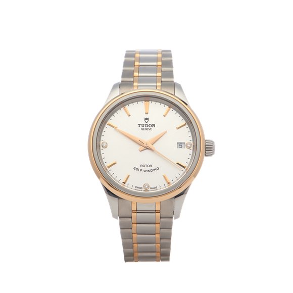 Tudor  Style Date 18K Yellow Gold & Stainless Steel - 12303