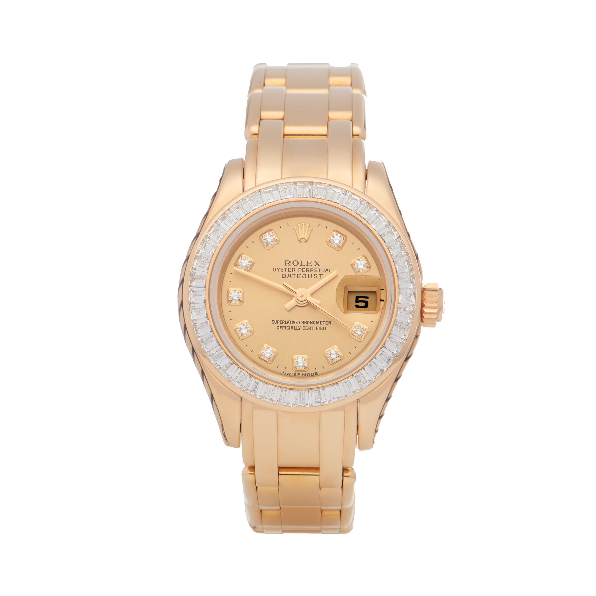Rolex Datejust Pearlmaster 18K Yellow Gold 80308
