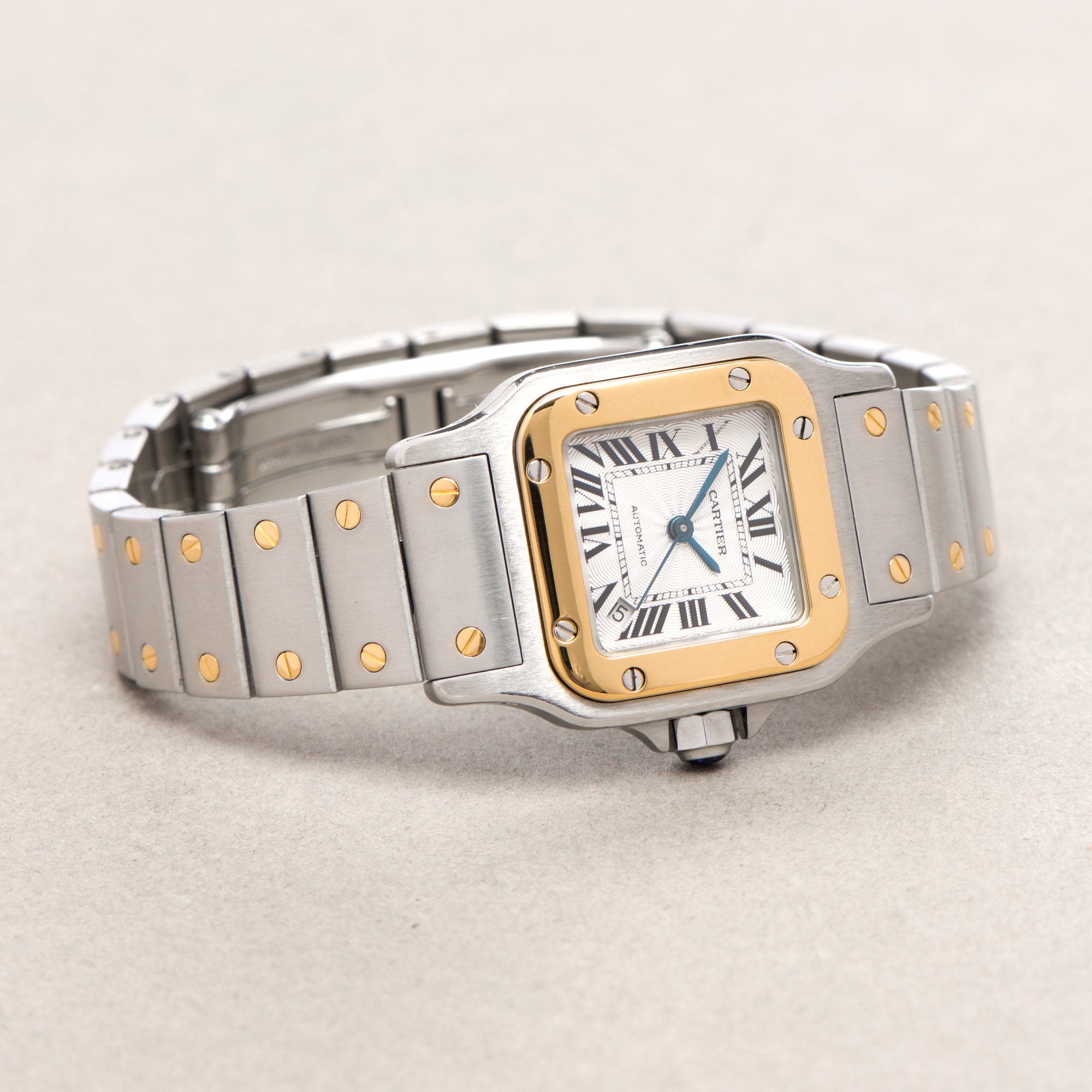 Cartier Santos 18K Yellow Gold & Stainless Steel 2423